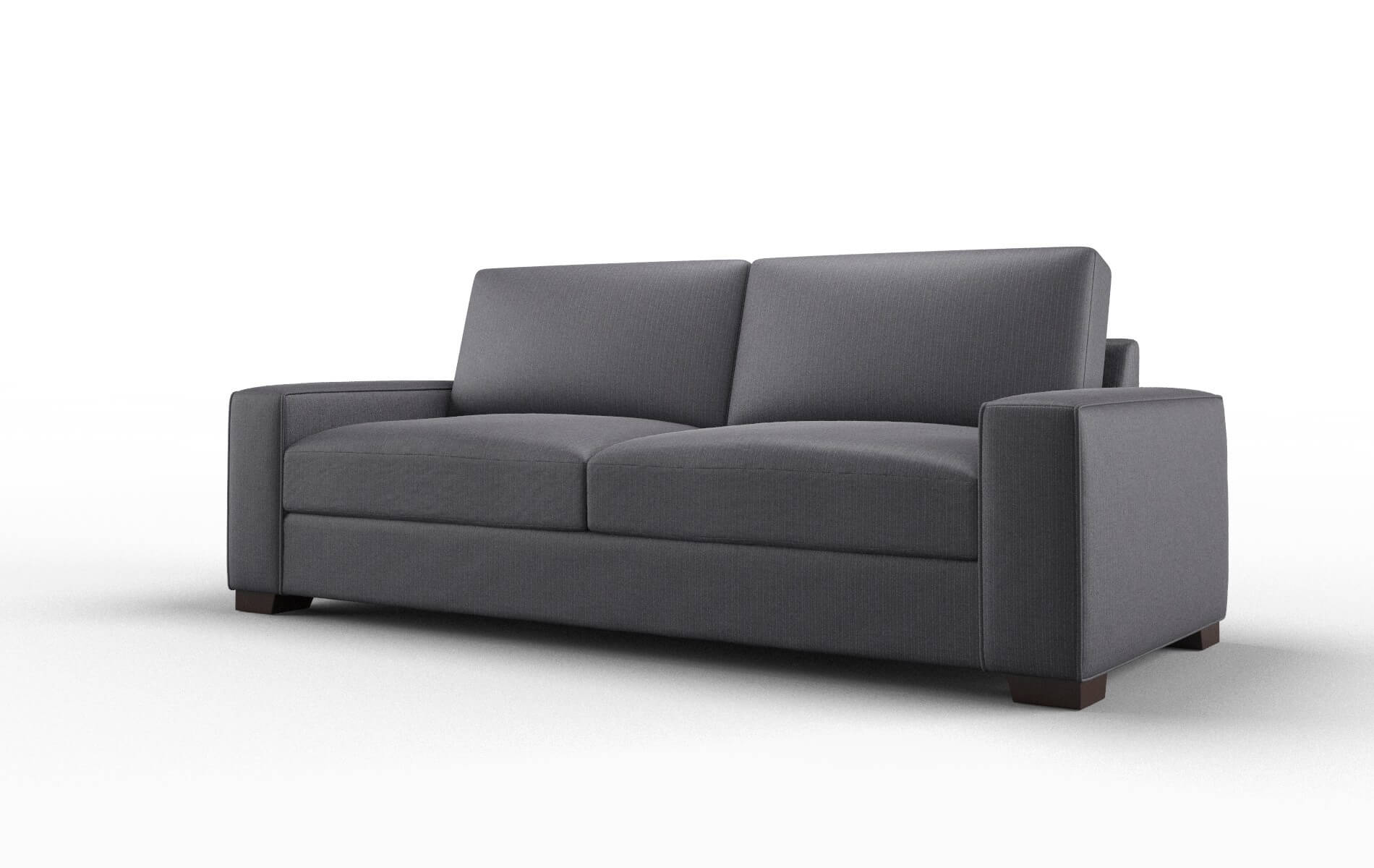 Monaco Parker Charcoal Sofa espresso legs 4