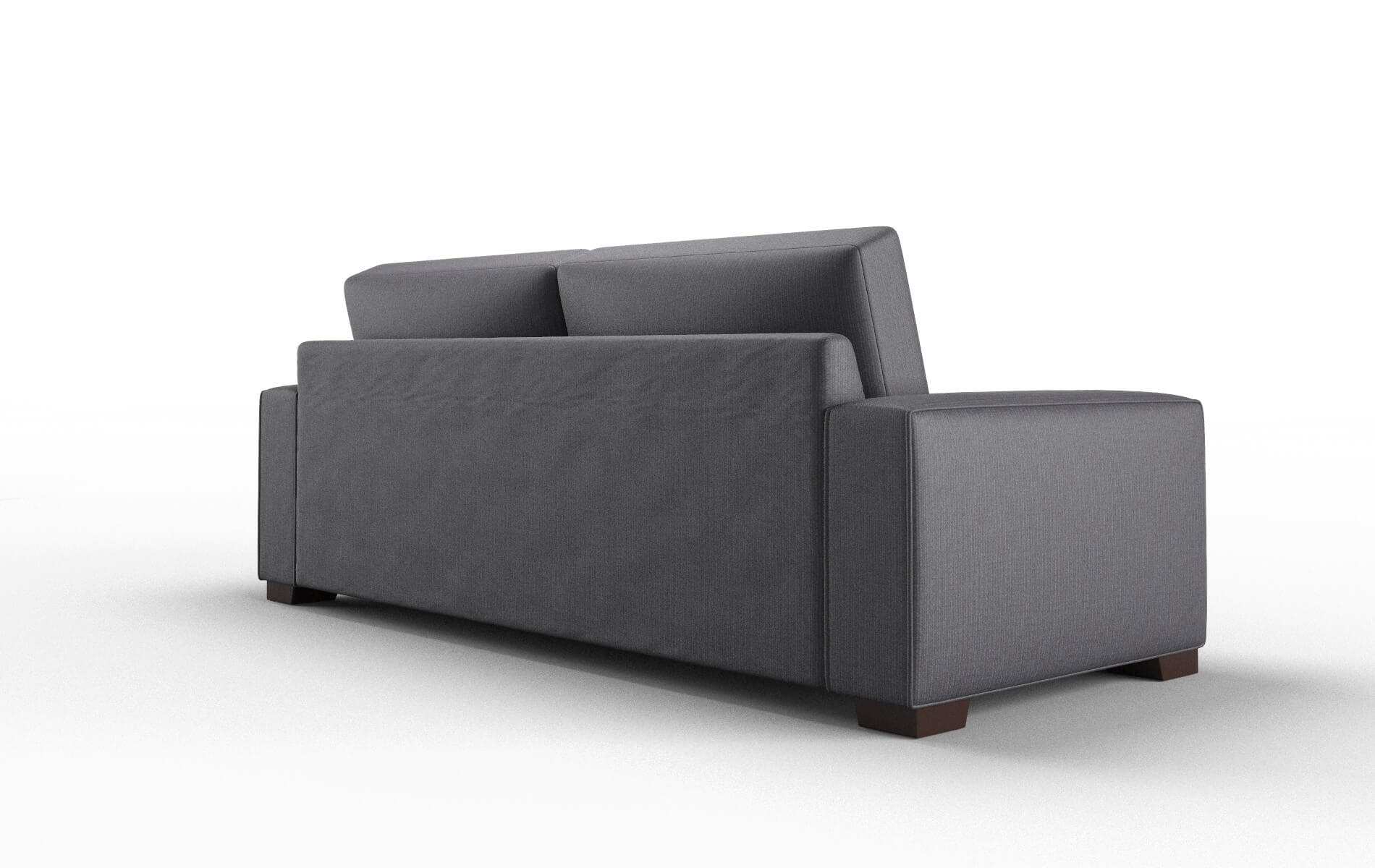 Monaco Parker Charcoal Sofa espresso legs 5