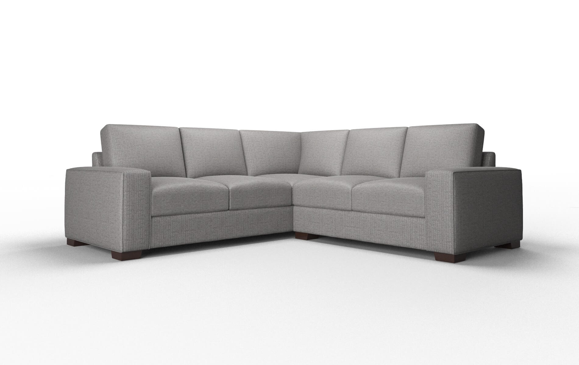Monaco Parker graphite Sectional Espresso Legs  1
