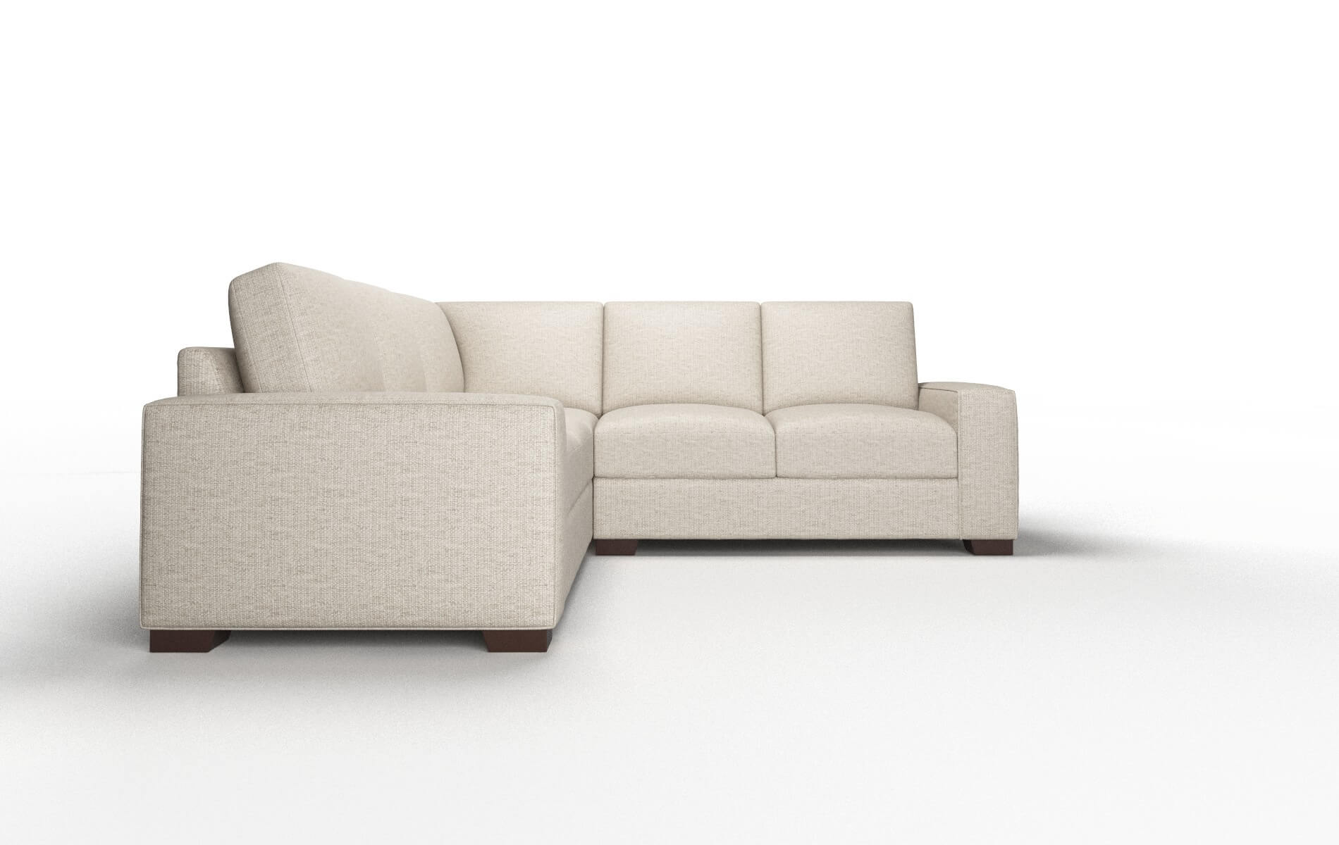 Monaco Parker Wheat Sectional espresso legs 2