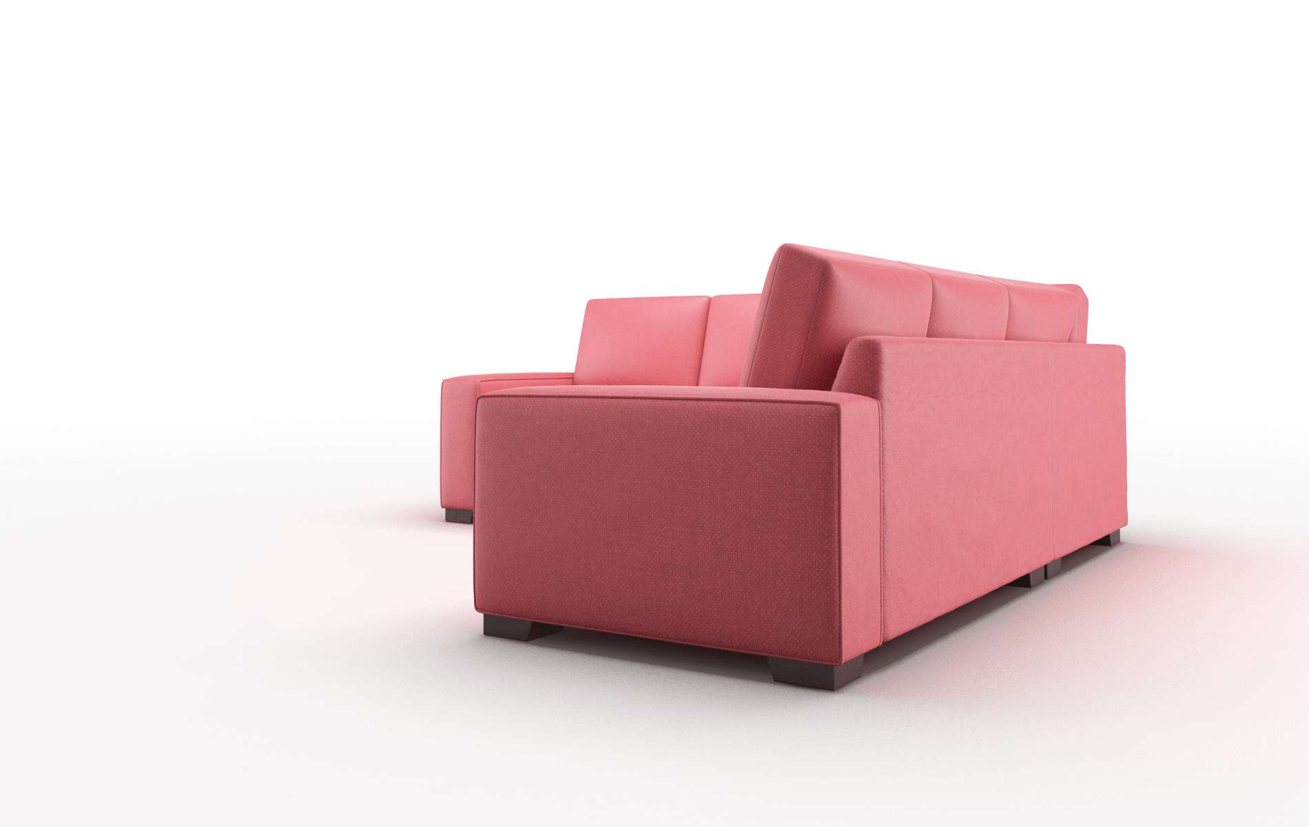 Monaco Pauline Ruby Sectional espresso legs 4