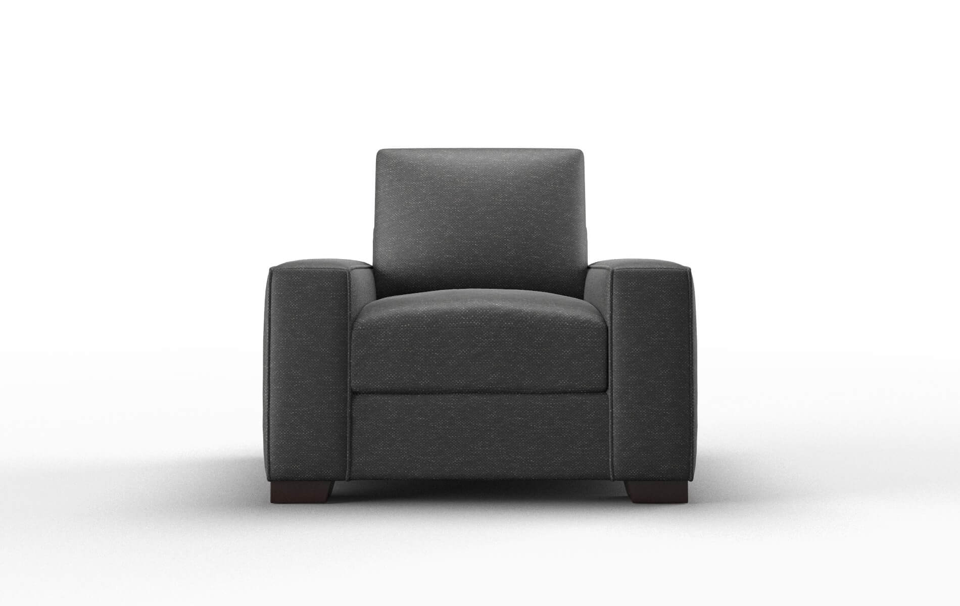 Monaco Phoenix Charcoal Chair espresso legs 1