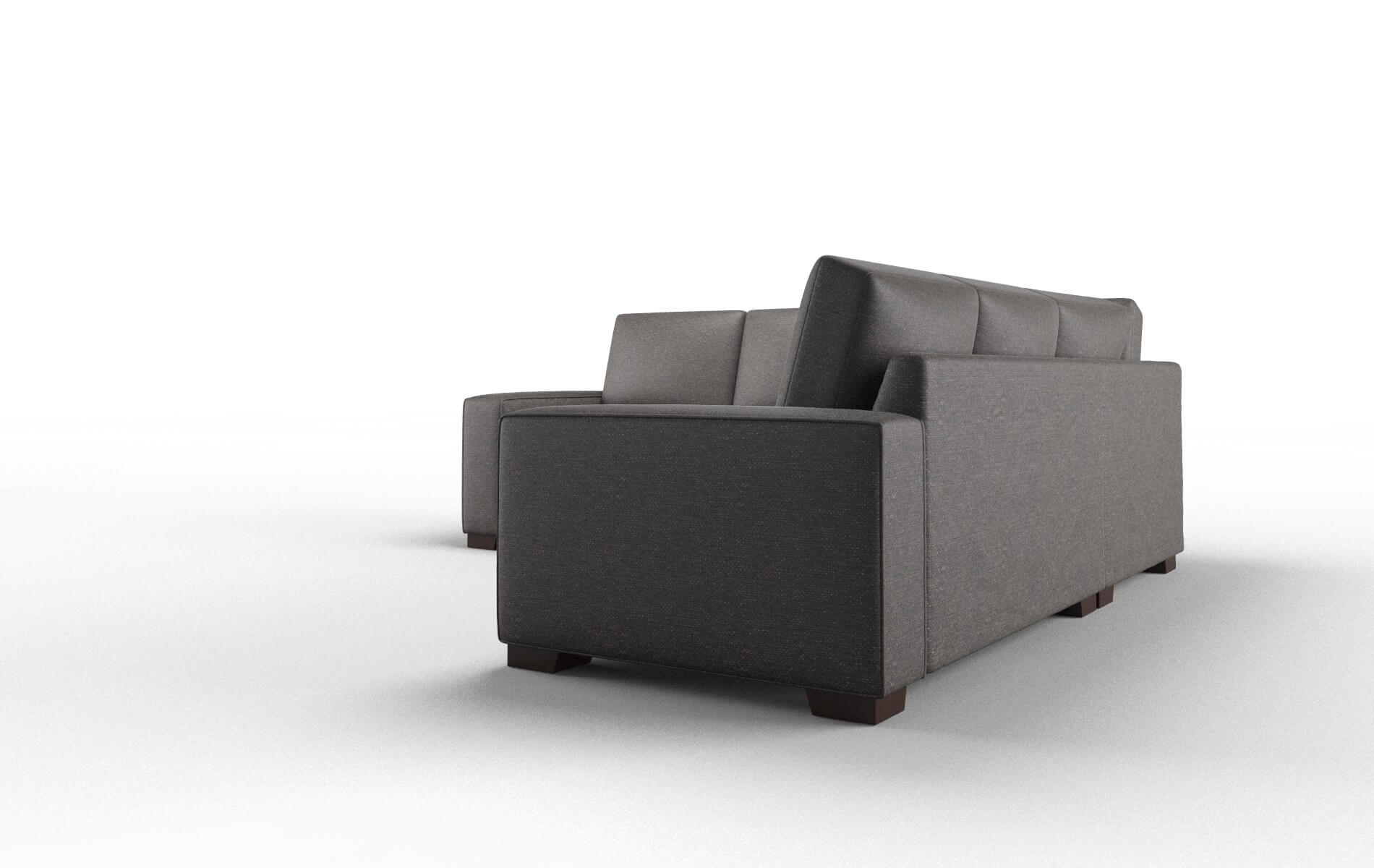 Monaco Phoenix Chocolate Sectional espresso legs 4