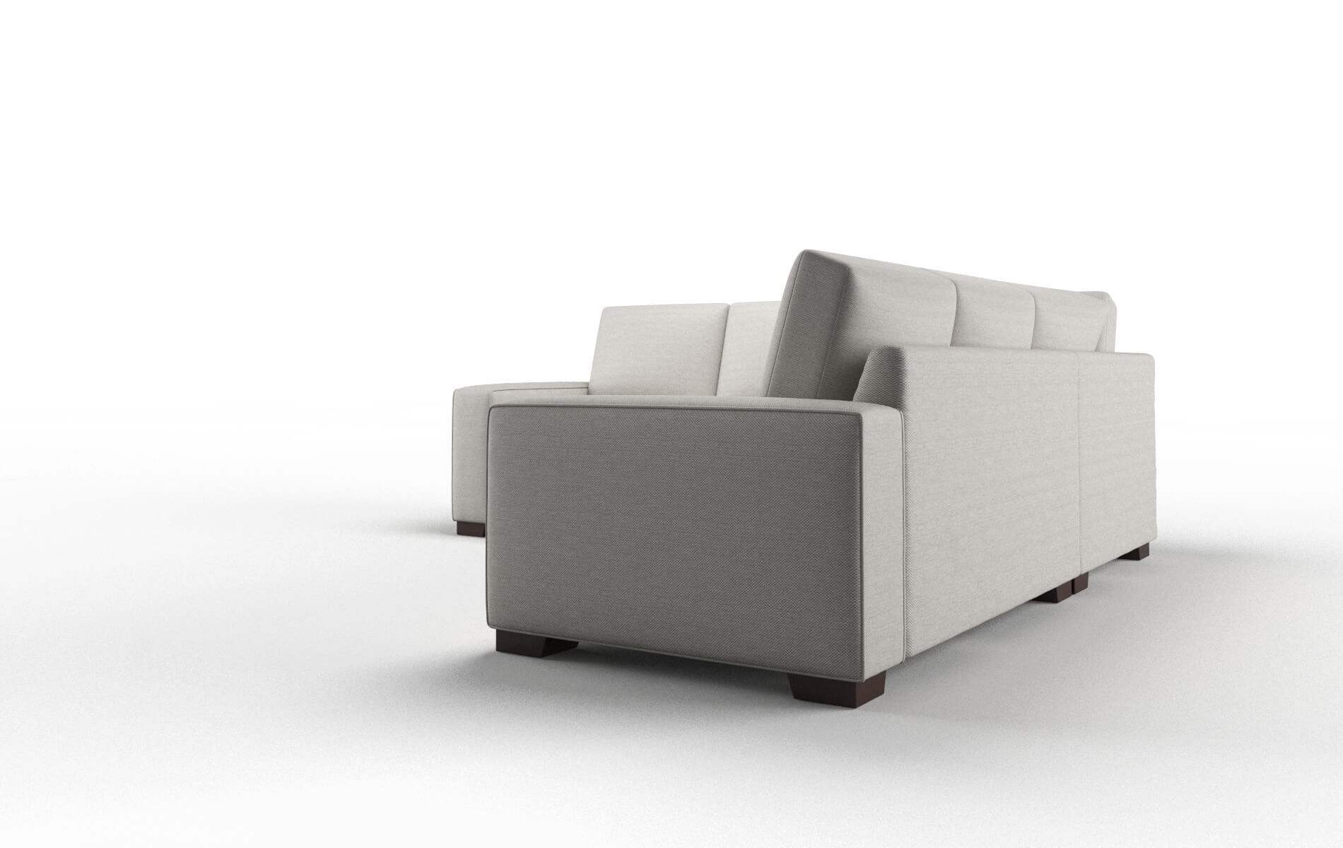 Monaco Phoenix Sterling Sectional espresso legs 4