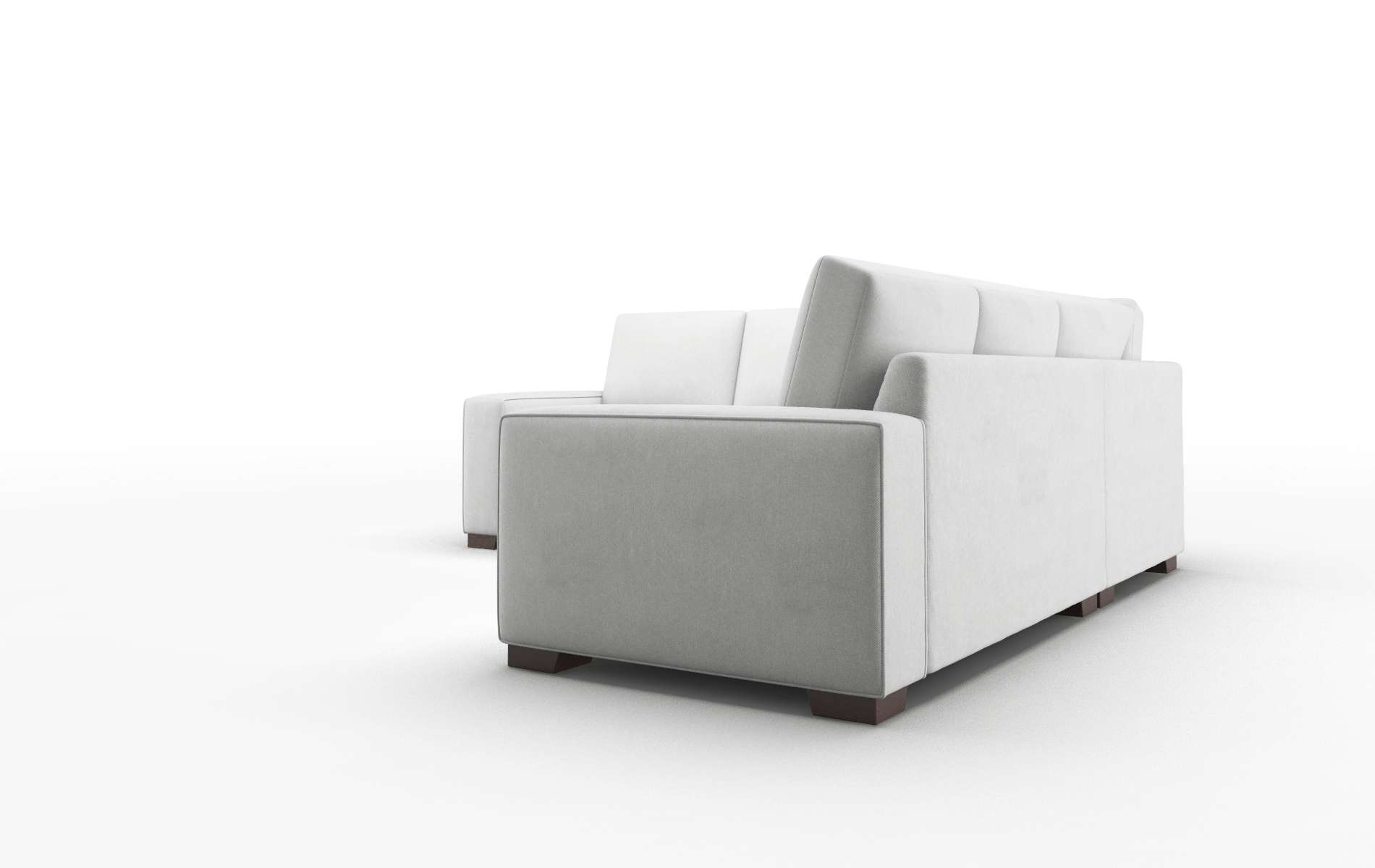 Monaco Prisma Steam Sectional espresso legs 4