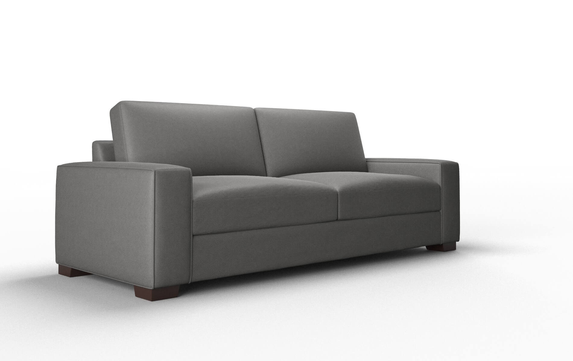 Monaco Rocket Charcoal Sofa espresso legs 2