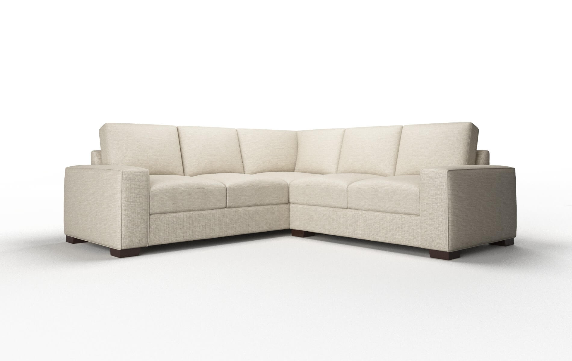 Monaco Rocket Dove Sectional espresso legs 1