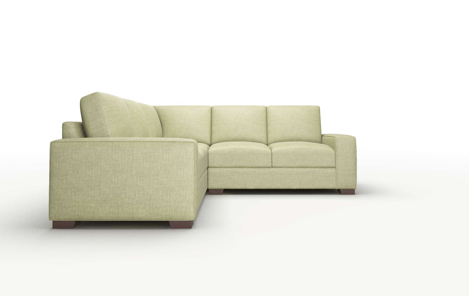 Monaco Rocket Evergreen Sectional espresso legs 2