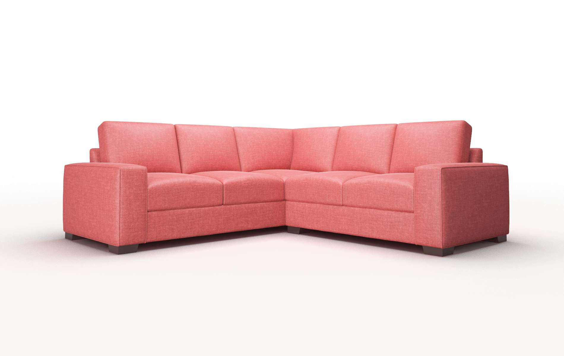 Monaco Royale Berry Sectional espresso legs 1