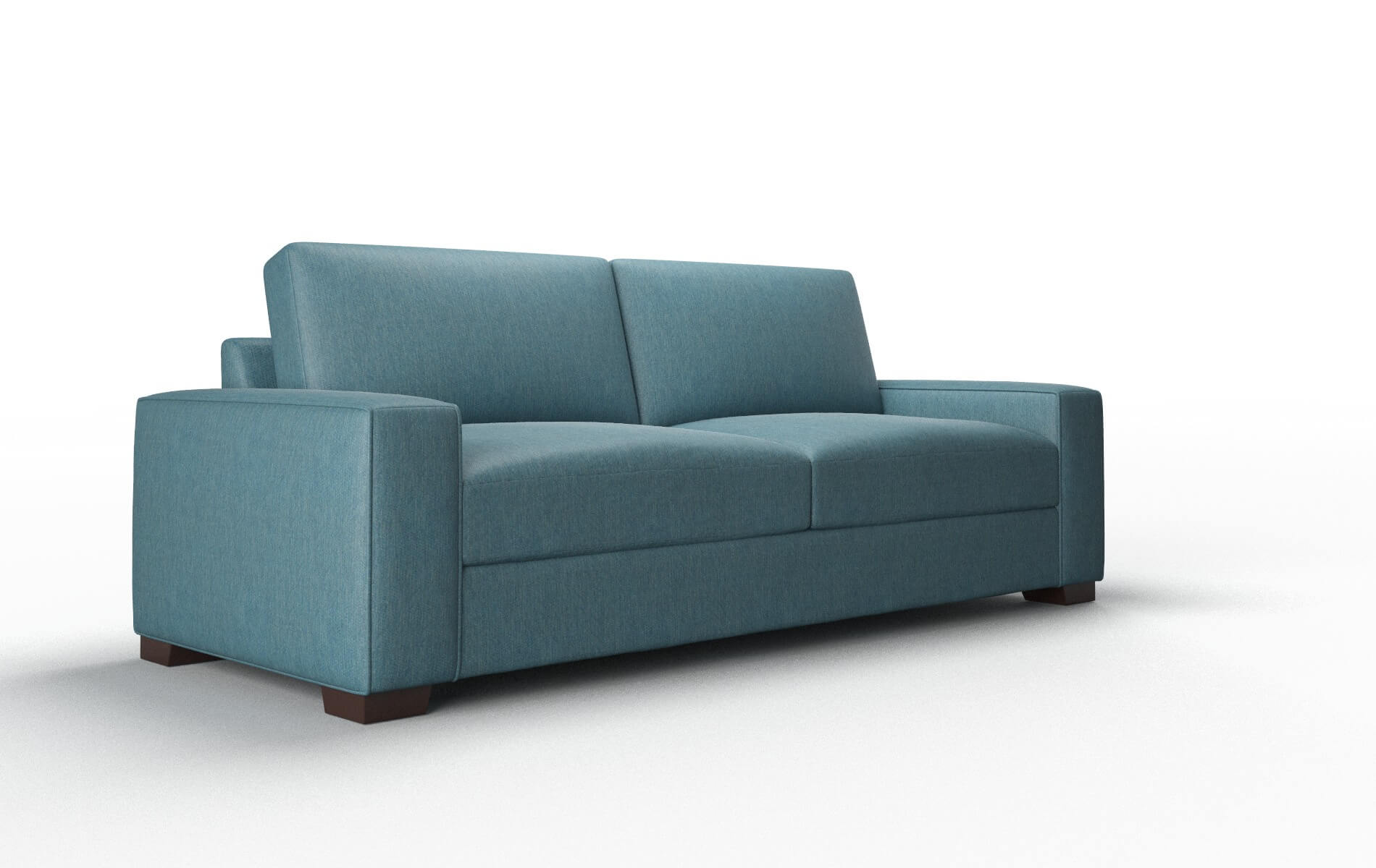 Monaco Royale Electric_blue Sofa espresso legs 2