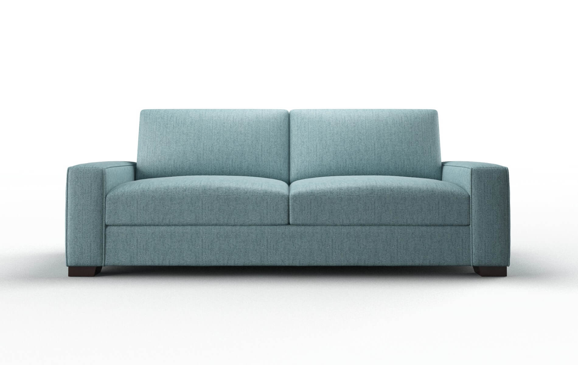 Monaco Sasha Teal Sofa espresso legs 1