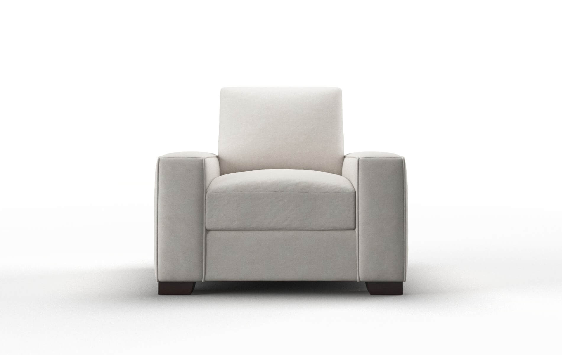 Monaco Suave Dove Chair espresso legs 1