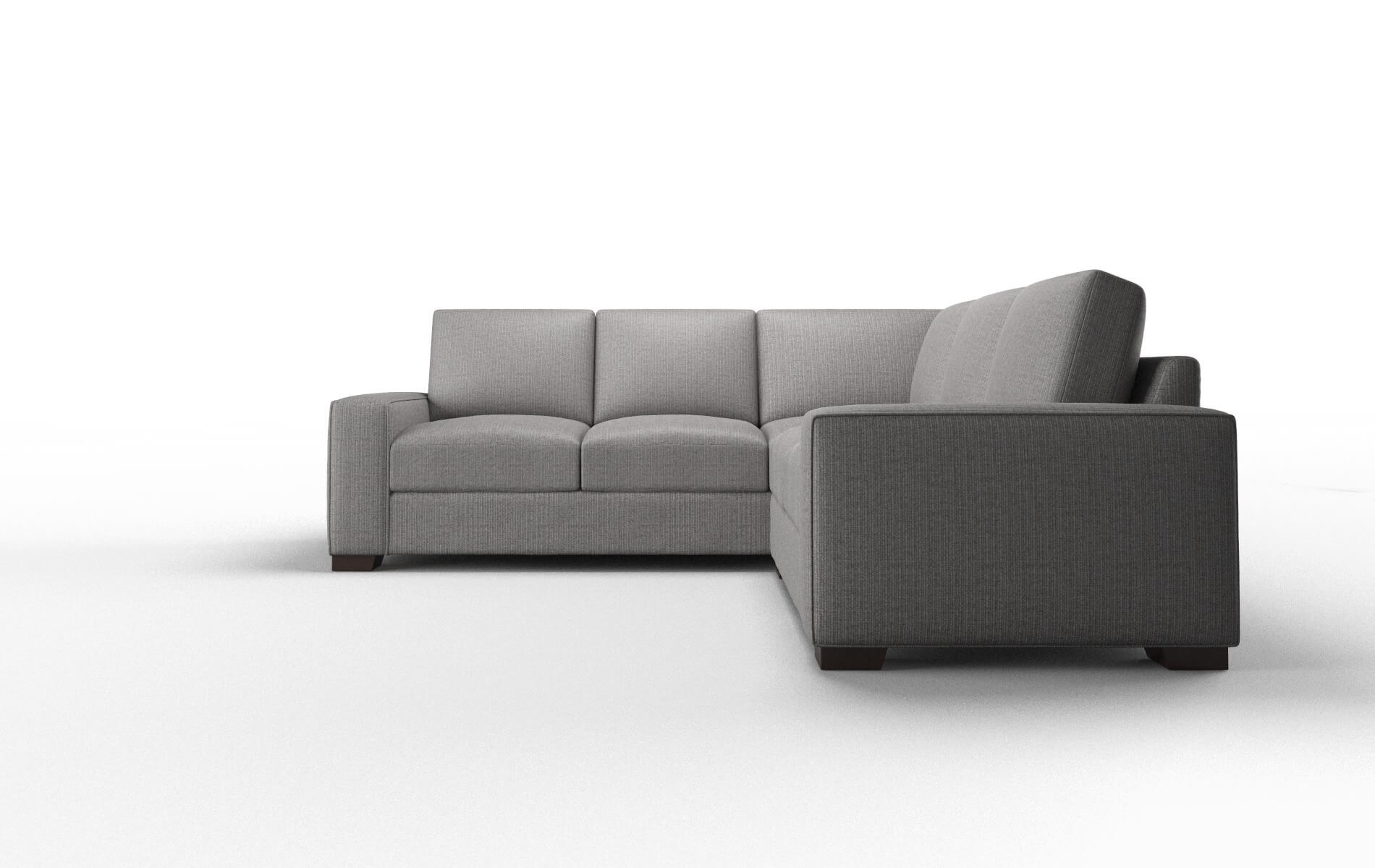 Monaco Terrain Oatmeal Sectional espresso legs 5
