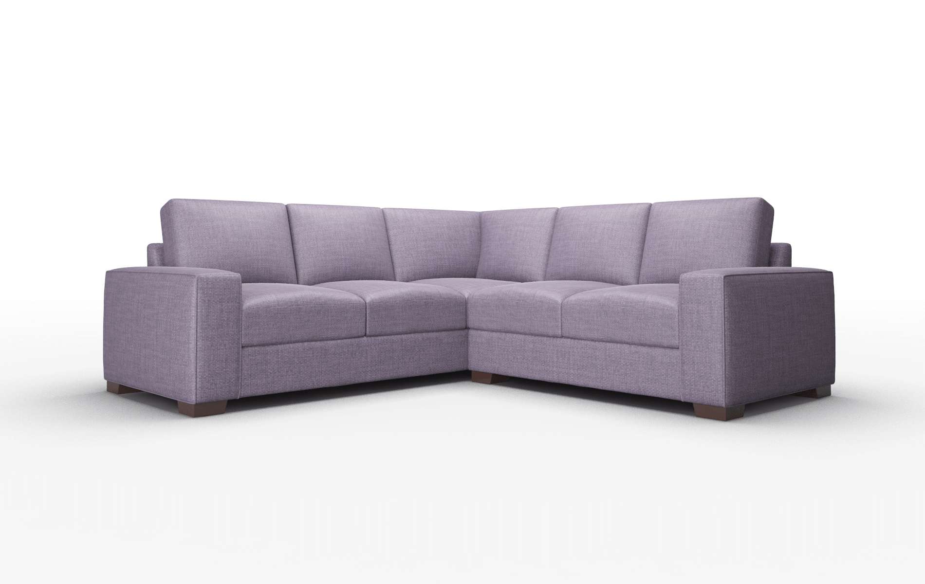 Monaco Tess blackberry Sectional Espresso Legs  1