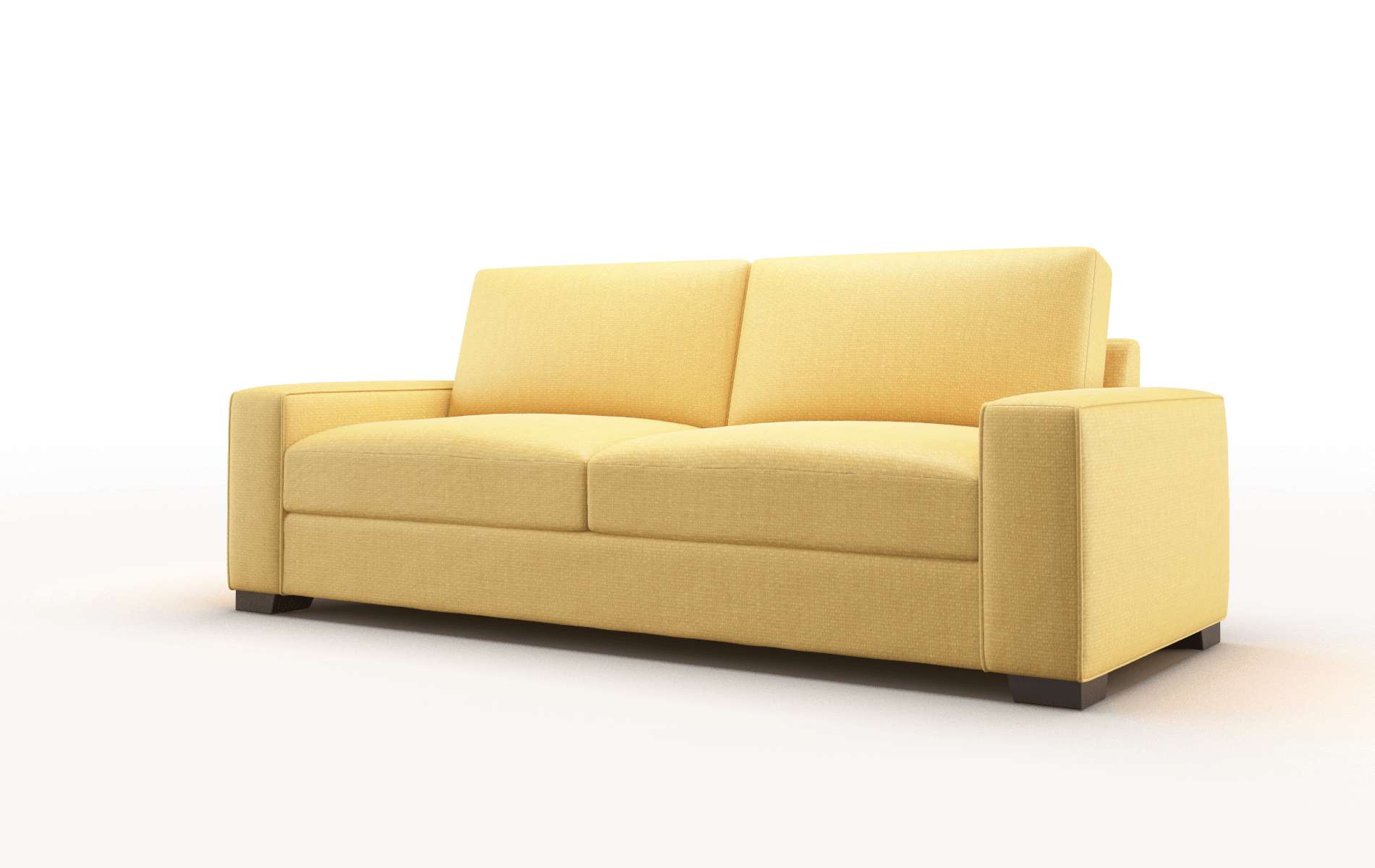 Monaco Tess Turmeric Sofa espresso legs 4