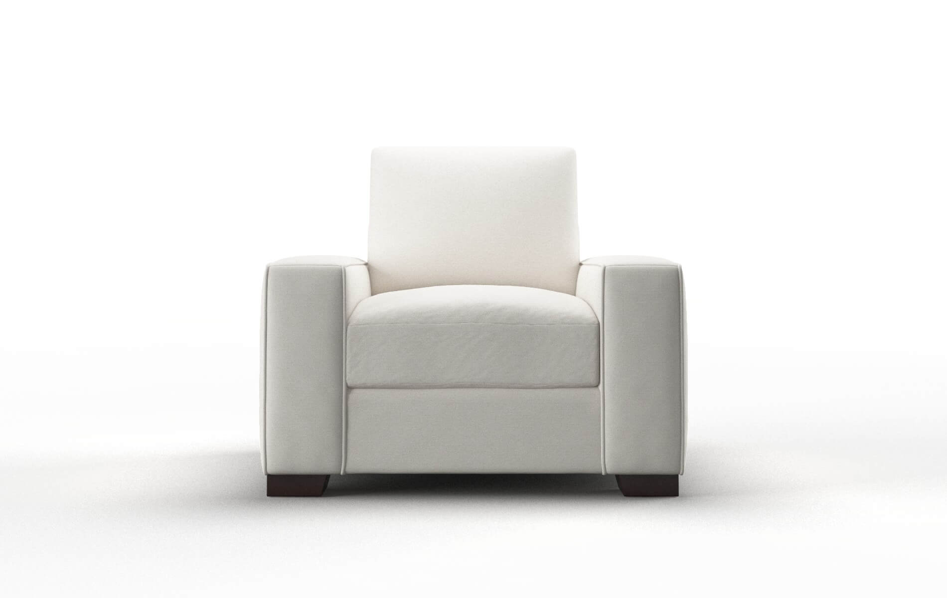 Monaco Venice Eggshell Chair espresso legs 1