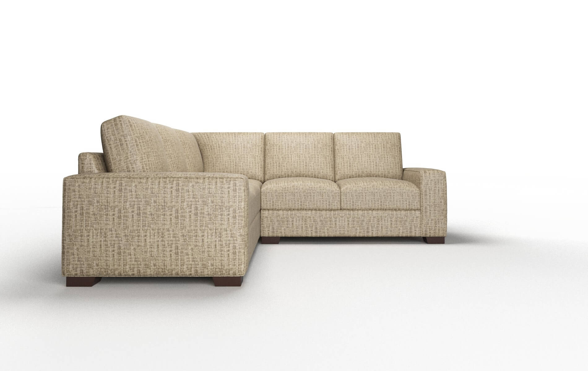 Monaco Venus Mocha Sectional espresso legs 2