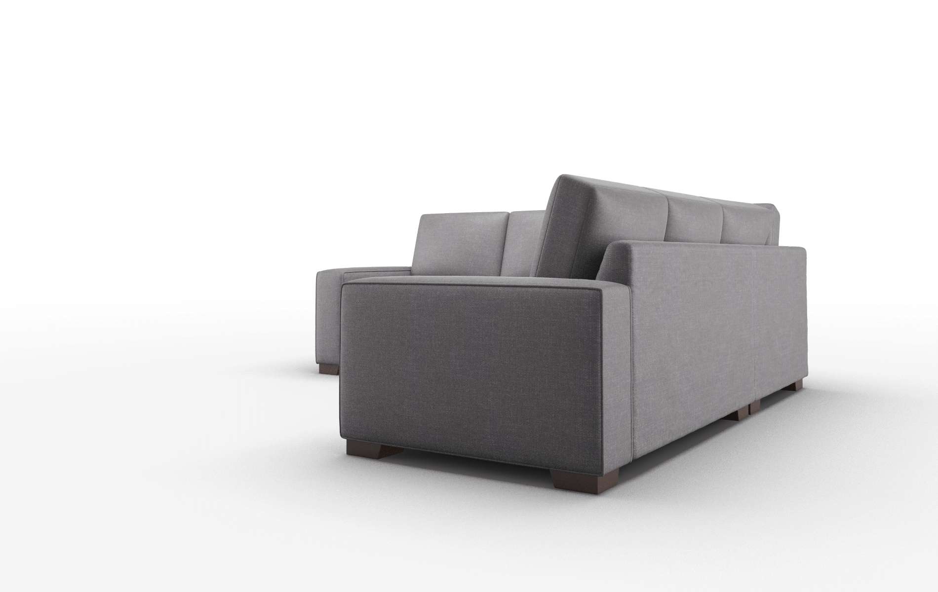 Monaco Venus Onyx Sectional espresso legs 4