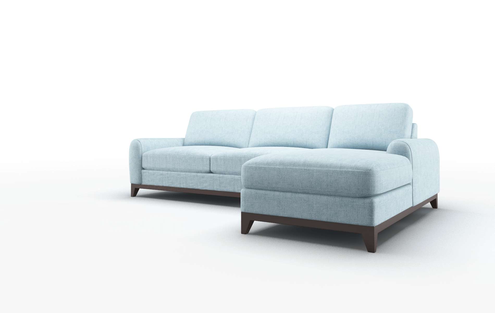 Mykonos Atlas Turquoise Panel espresso legs 4