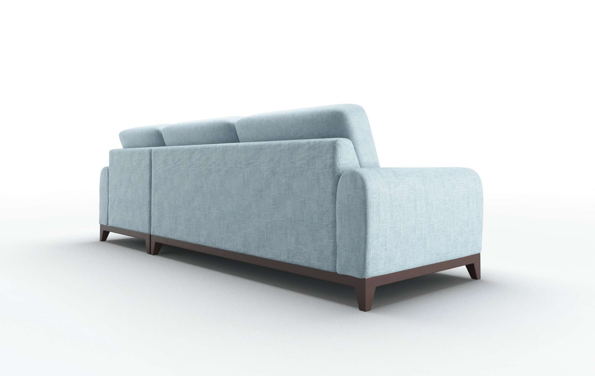 Mykonos Atlas Turquoise Panel espresso legs 5