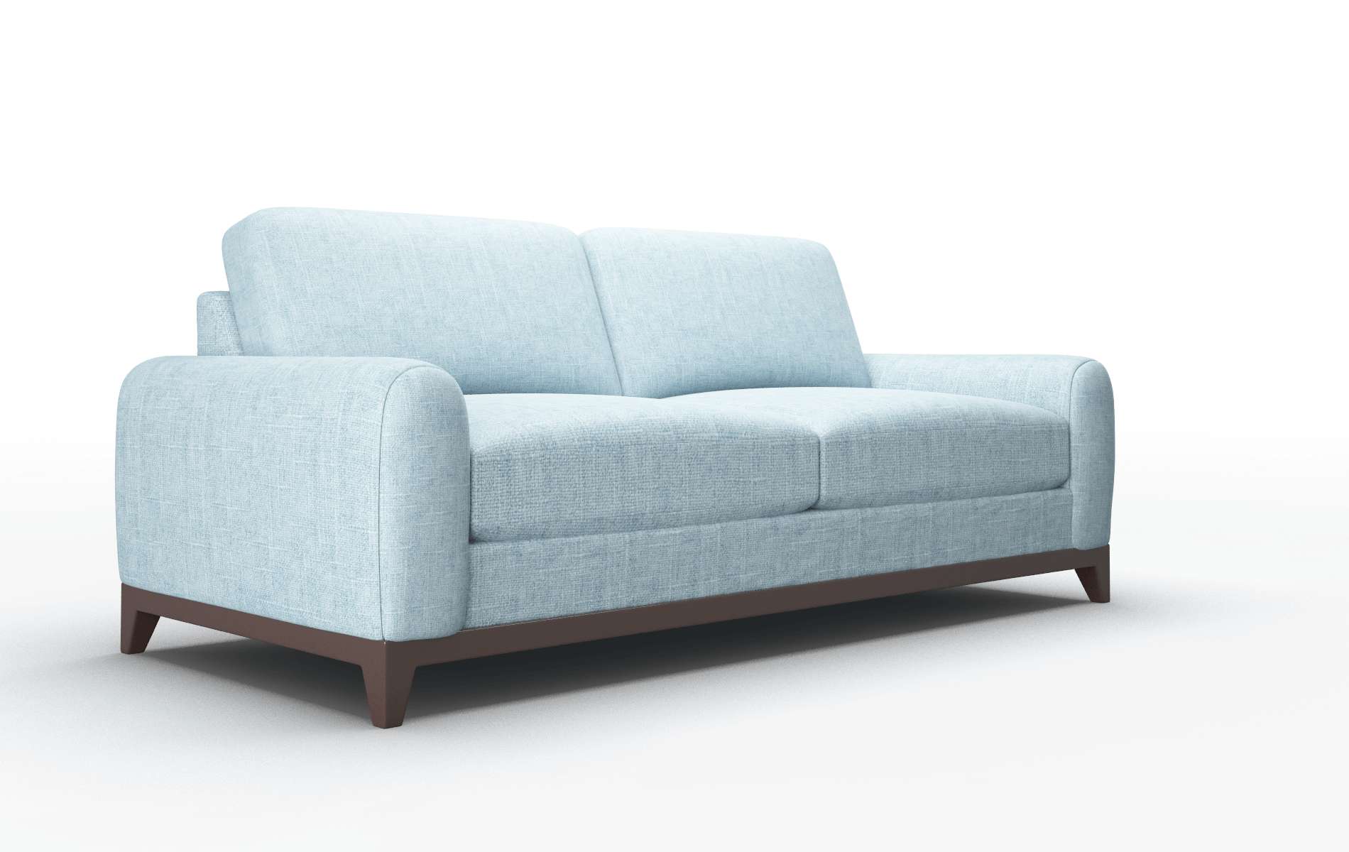 Mykonos Atlas Turquoise Sofa espresso legs 2