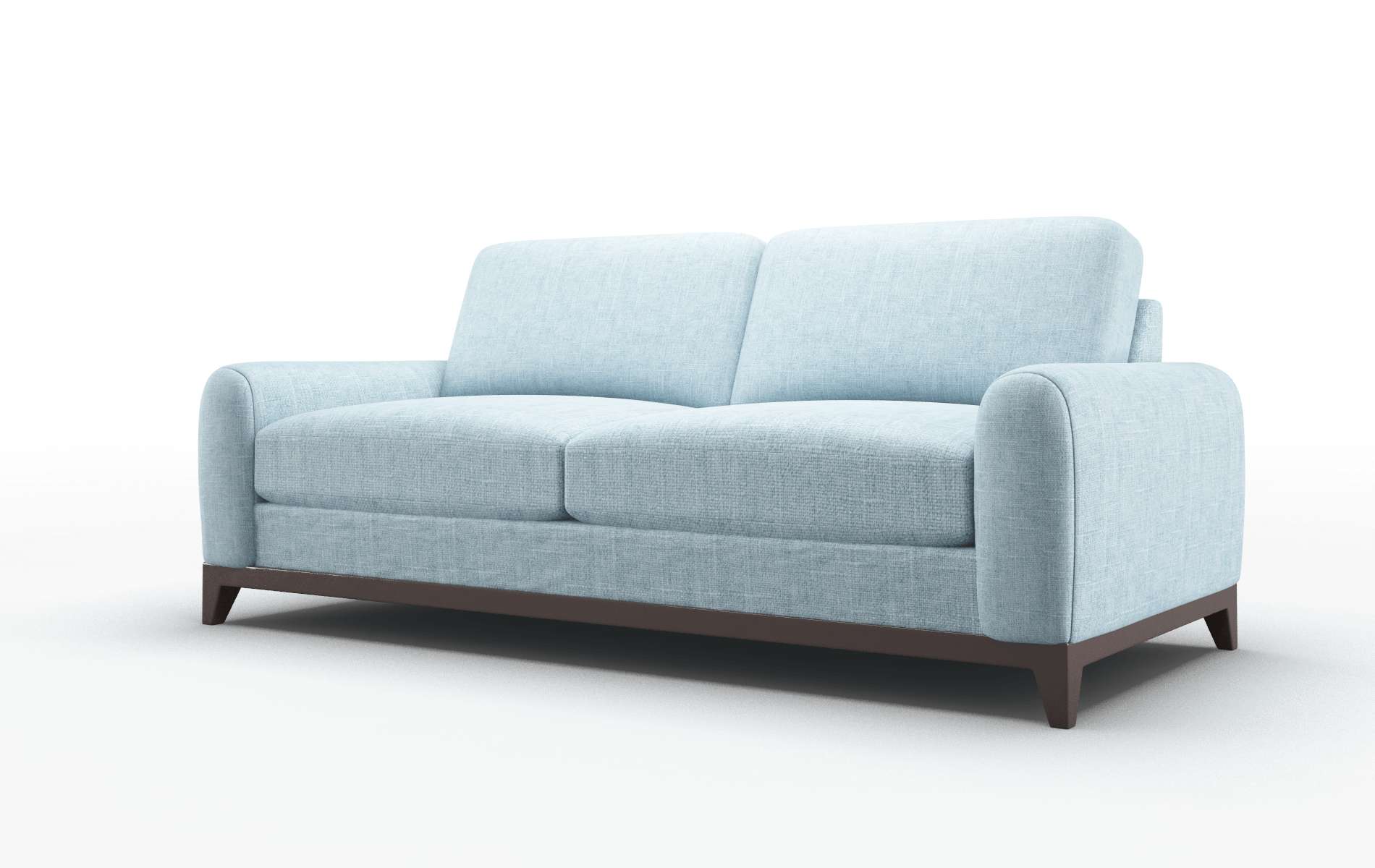 Mykonos Atlas Turquoise Sofa espresso legs 4