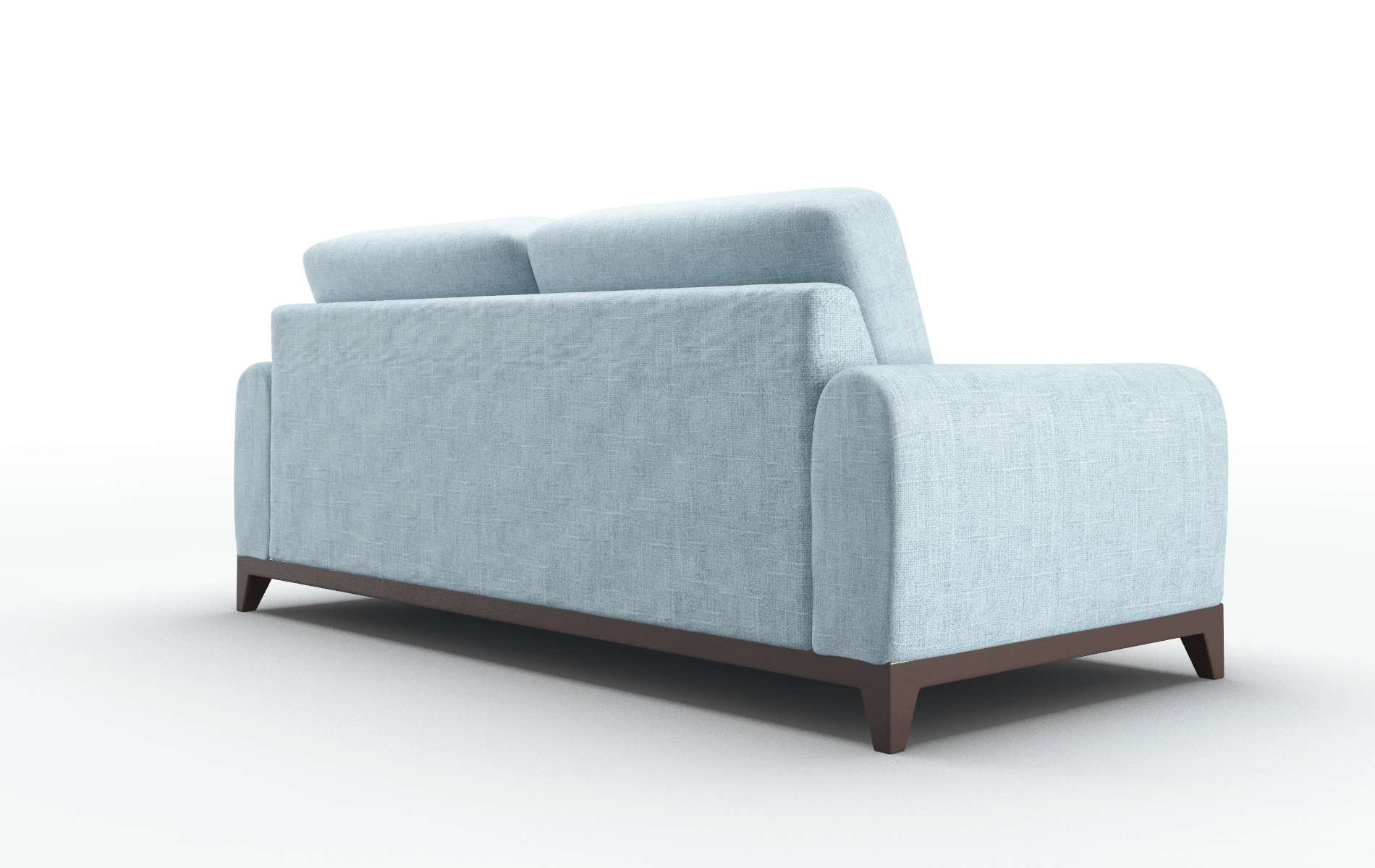 Mykonos Atlas Turquoise Sofa espresso legs 5