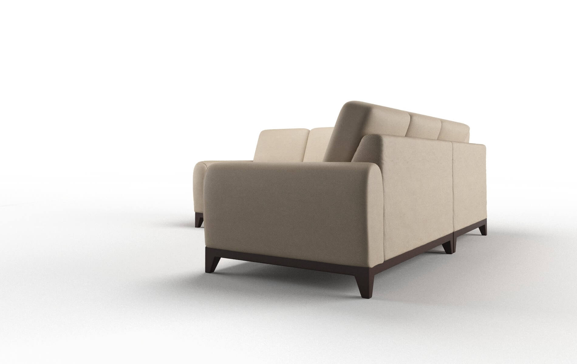 Mykonos Avenger Driftwood Sectional espresso legs 4