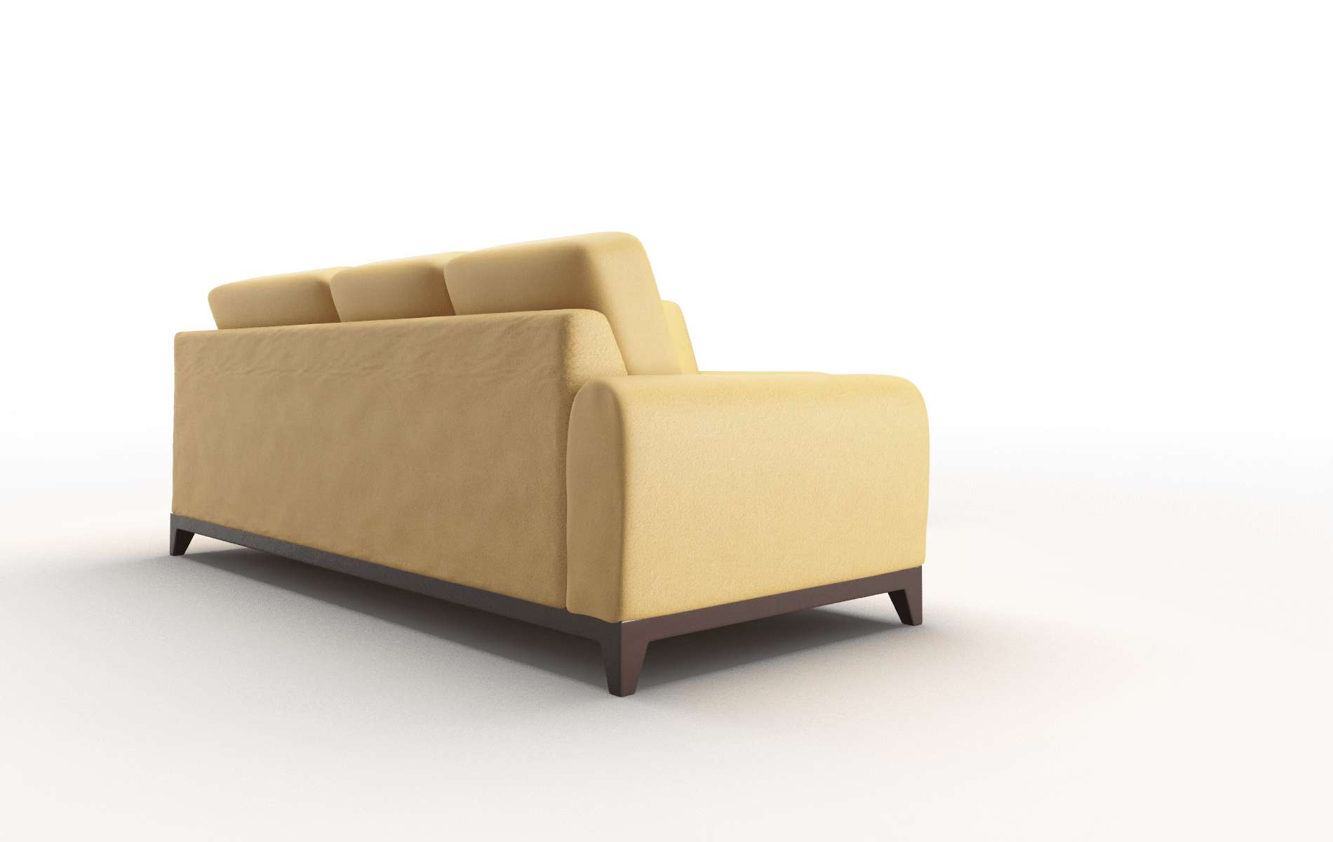 Mykonos Bella Amber Sectional espresso legs 3