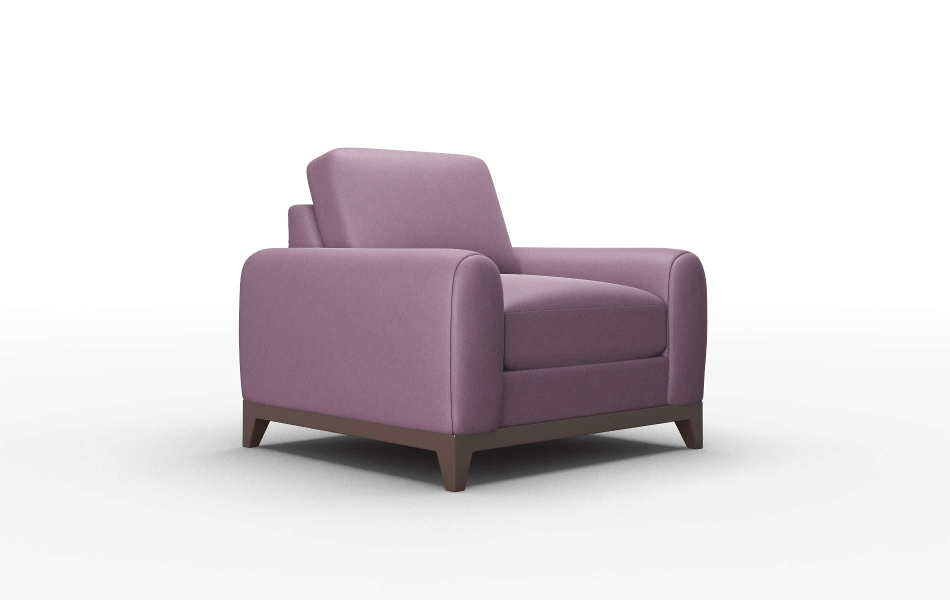 Mykonos Bella Aubergine Chair espresso legs 2