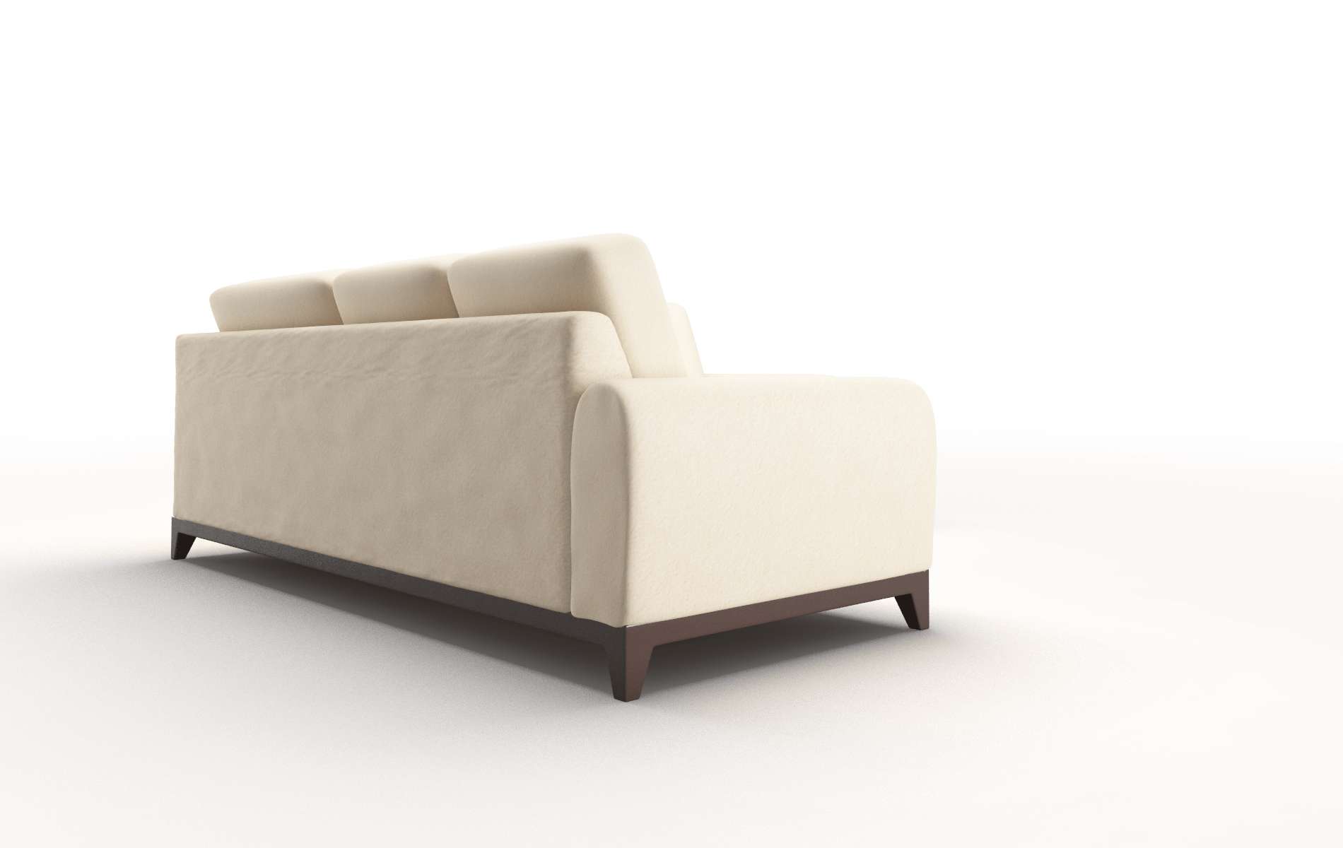 Mykonos Bella Buckwheat Sectional espresso legs 3