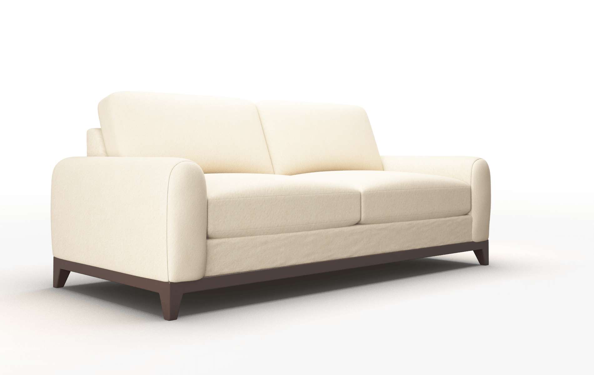 Mykonos Bella Buckwheat Sofa espresso legs 2
