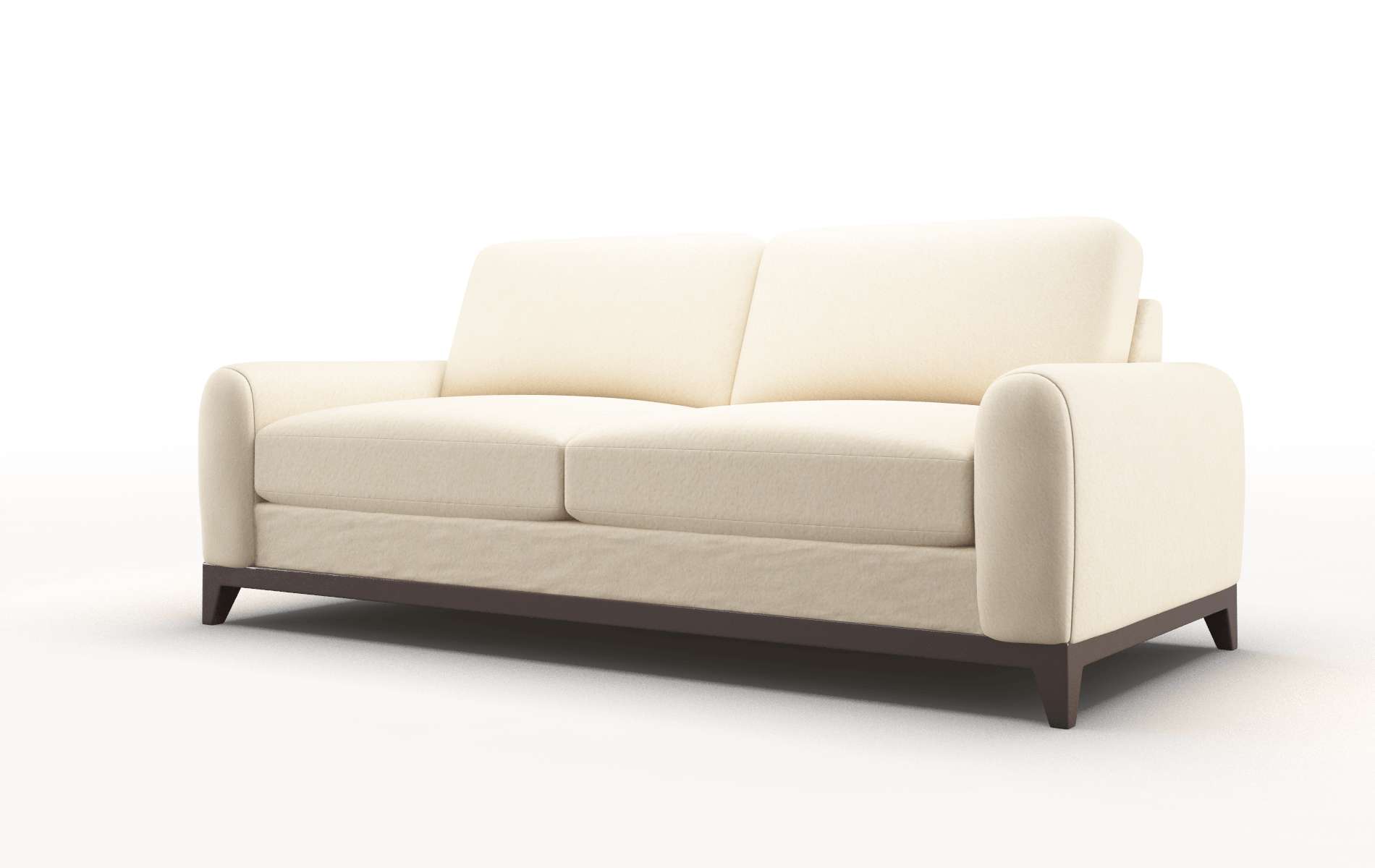 Mykonos Bella Buckwheat Sofa espresso legs 4