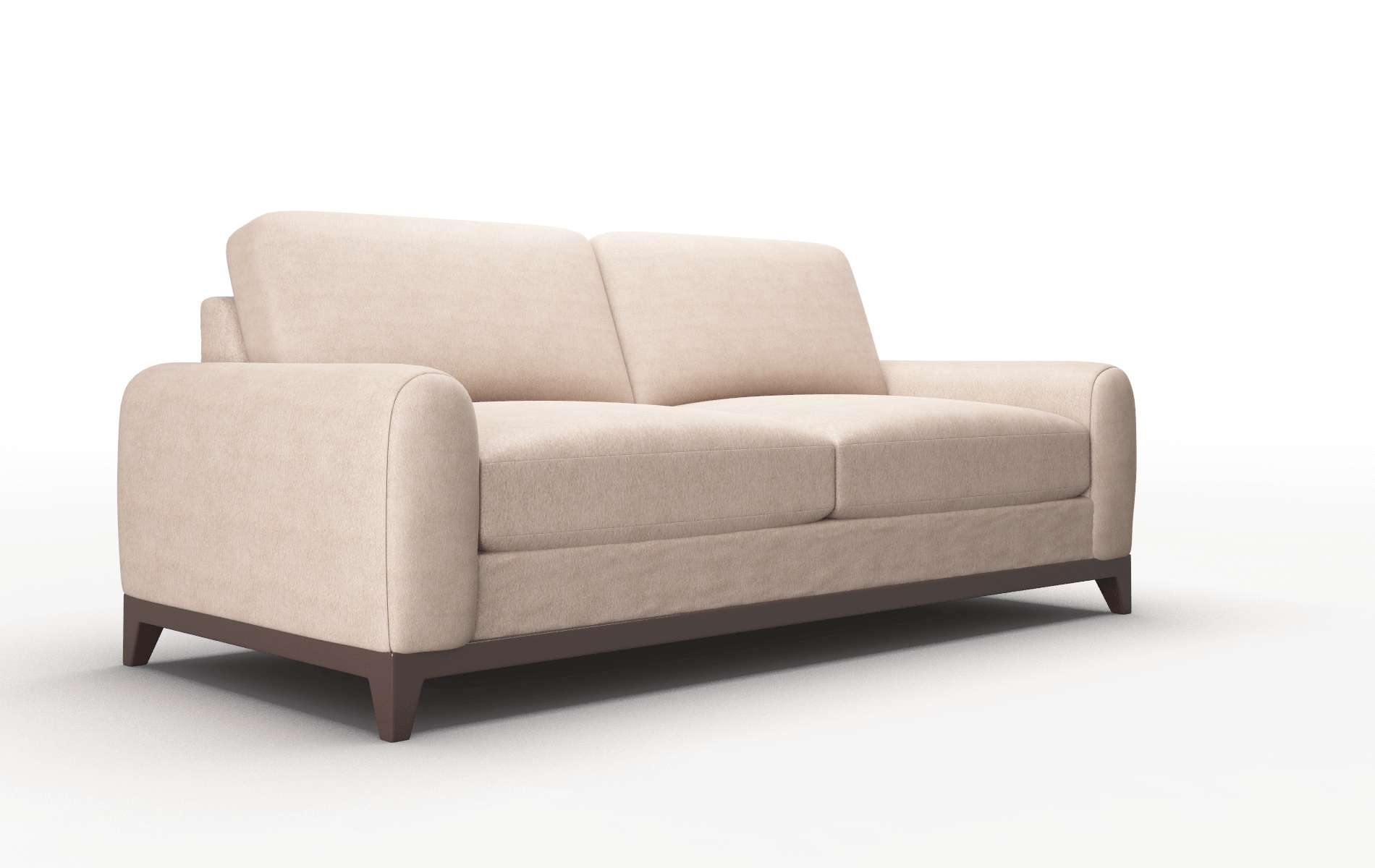 Mykonos Bella Pewter Sofa espresso legs 2