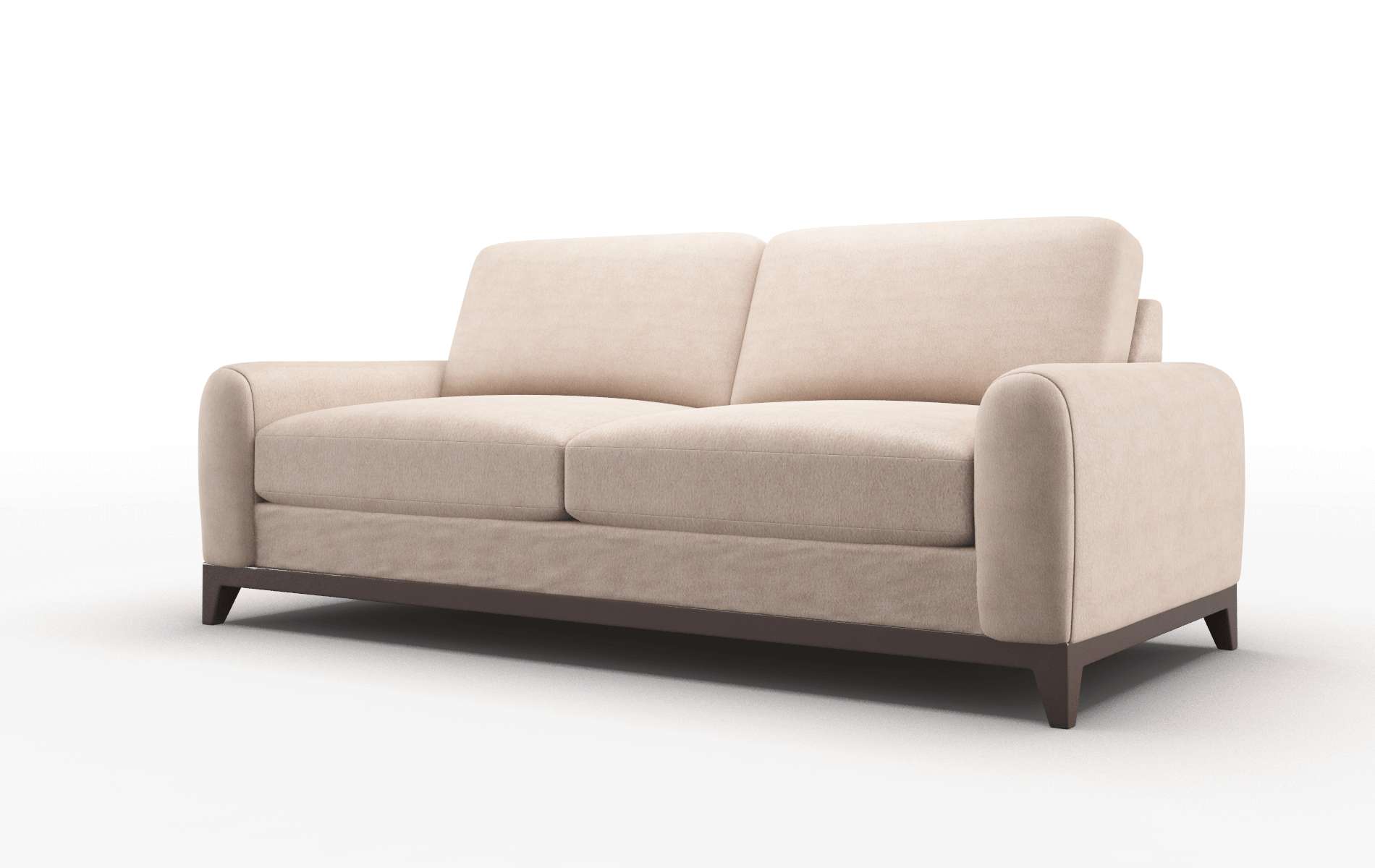 Mykonos Bella Pewter Sofa espresso legs 4