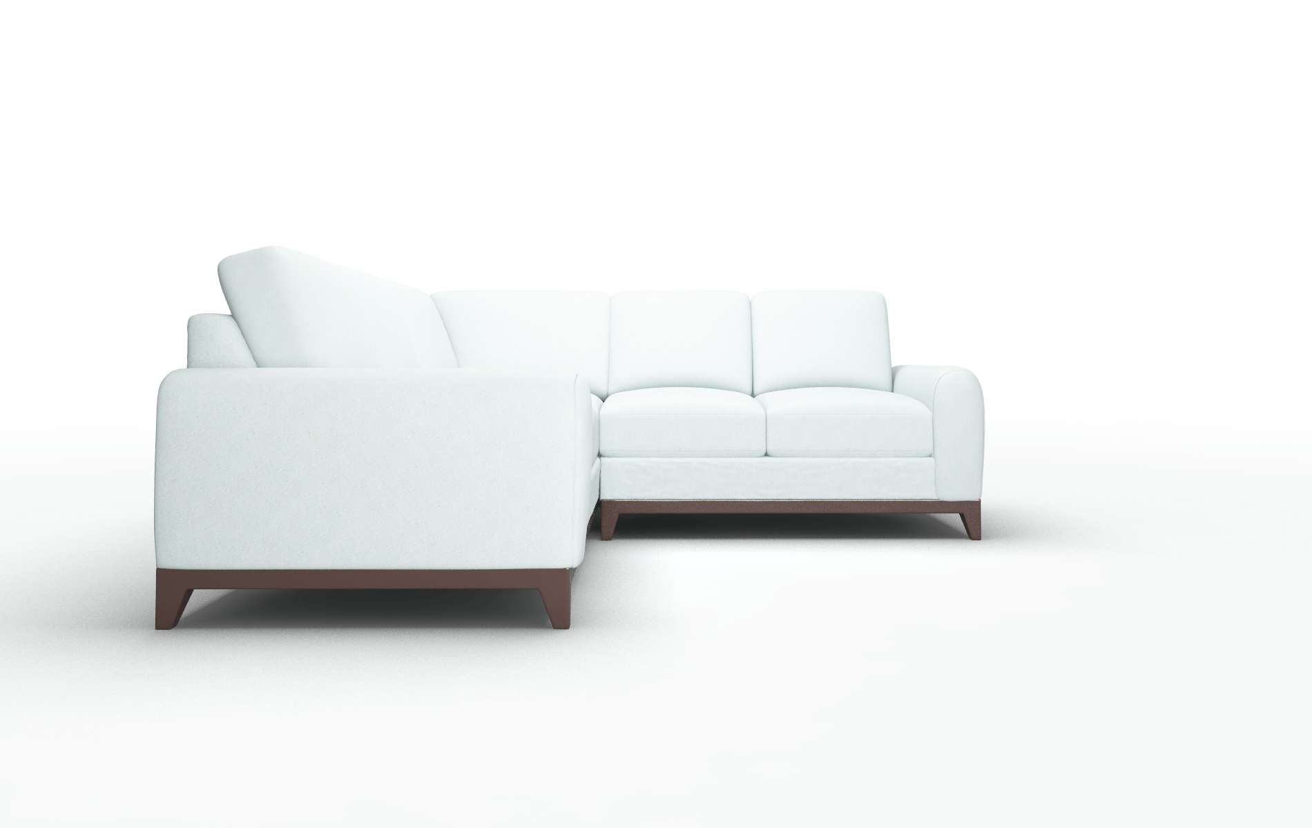 Mykonos Bella Skylight Sectional espresso legs 2