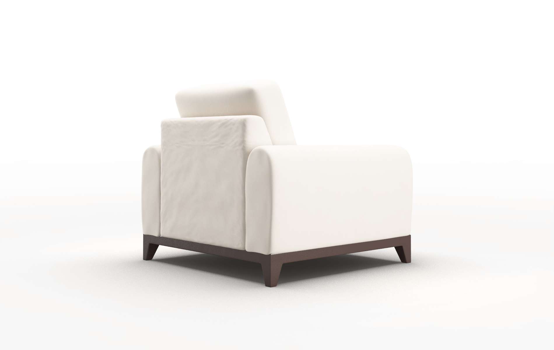 Mykonos Blanche Milky Chair espresso legs 5