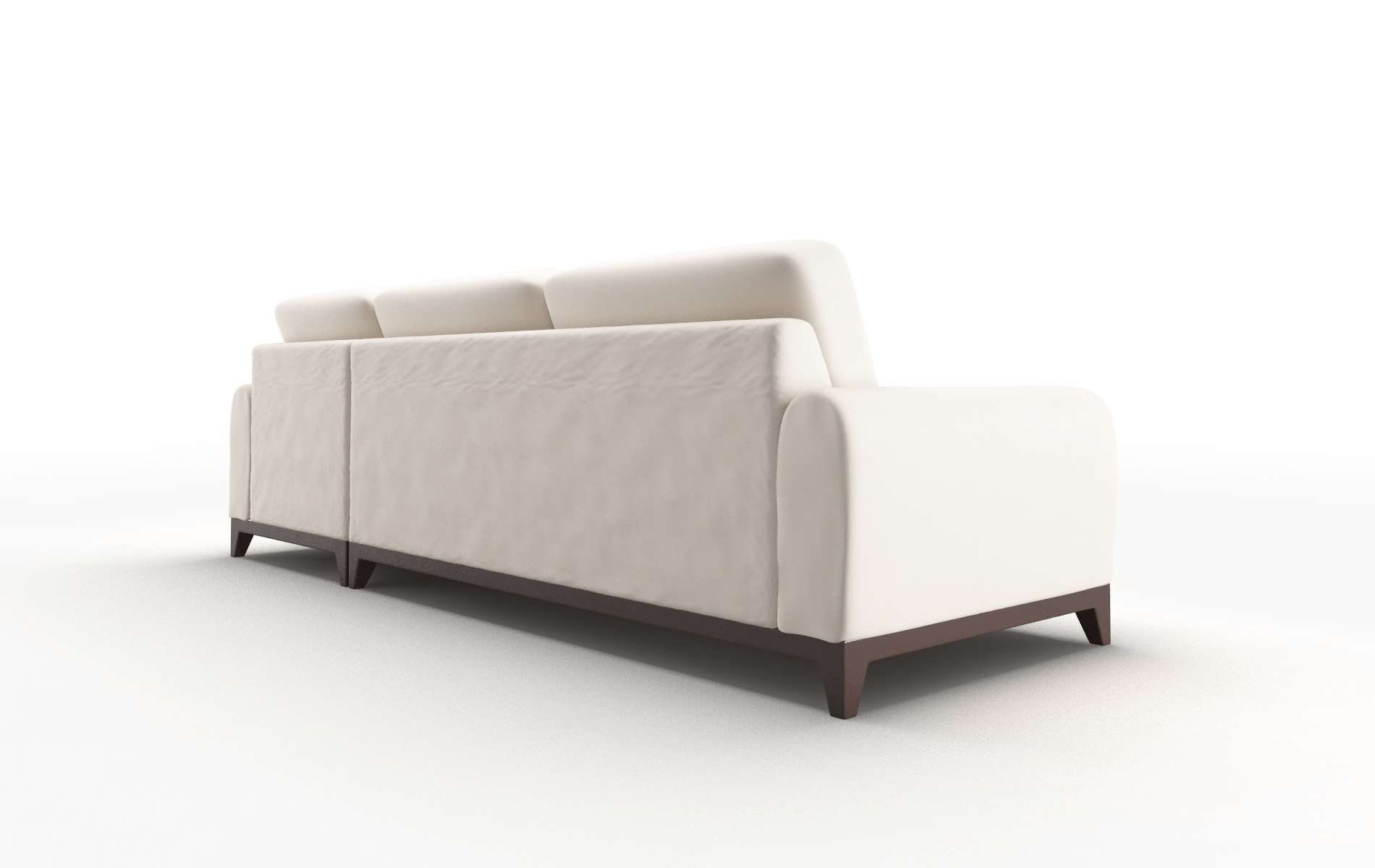 Mykonos Blanche Milky Panel espresso legs 5