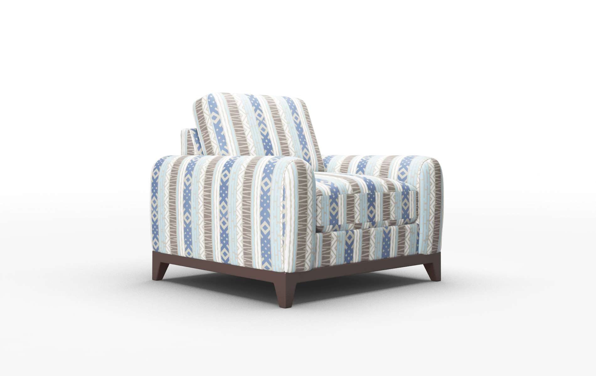 Mykonos Bodhi Indigo Chair espresso legs 2
