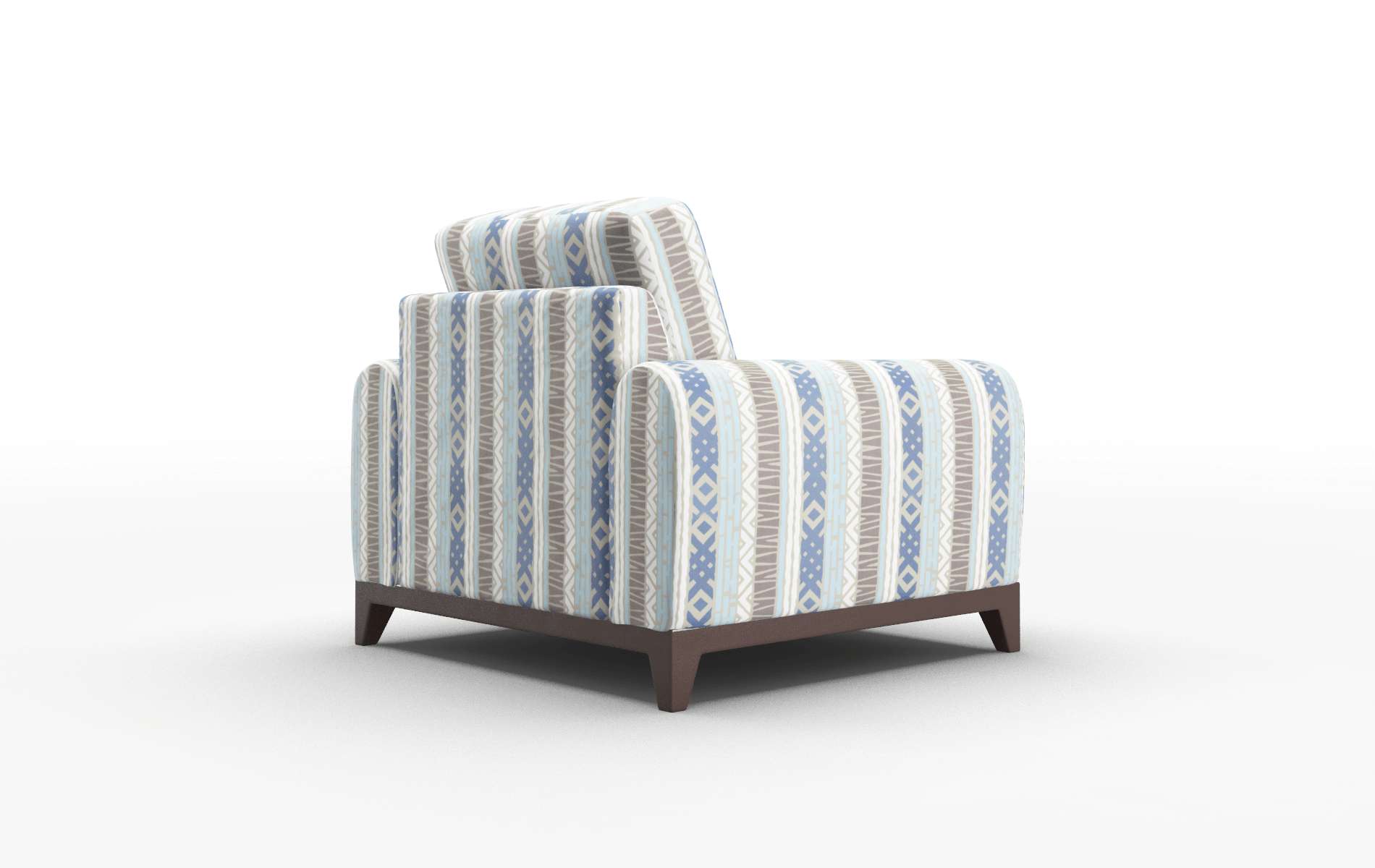 Mykonos Bodhi Indigo Chair espresso legs 5