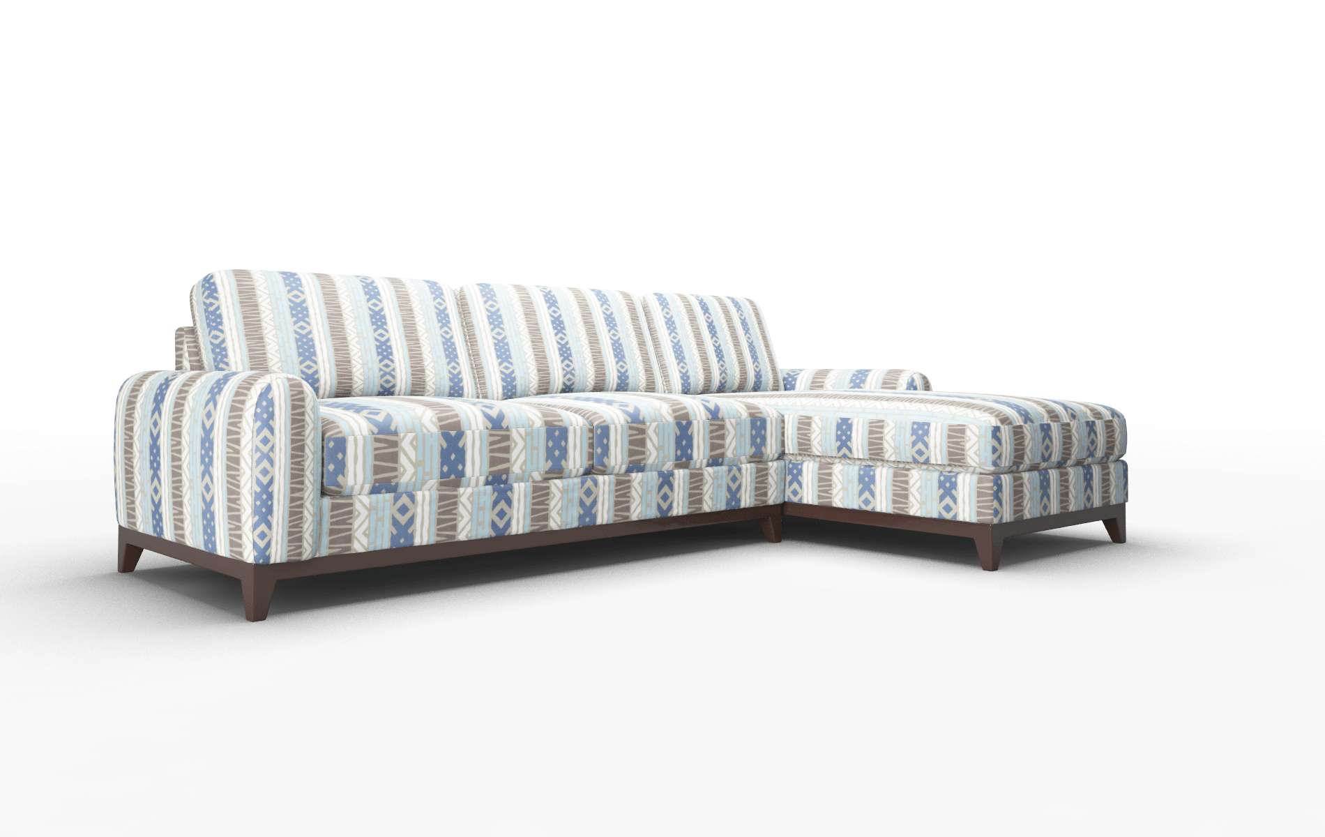 Mykonos Bodhi Indigo Panel espresso legs 2