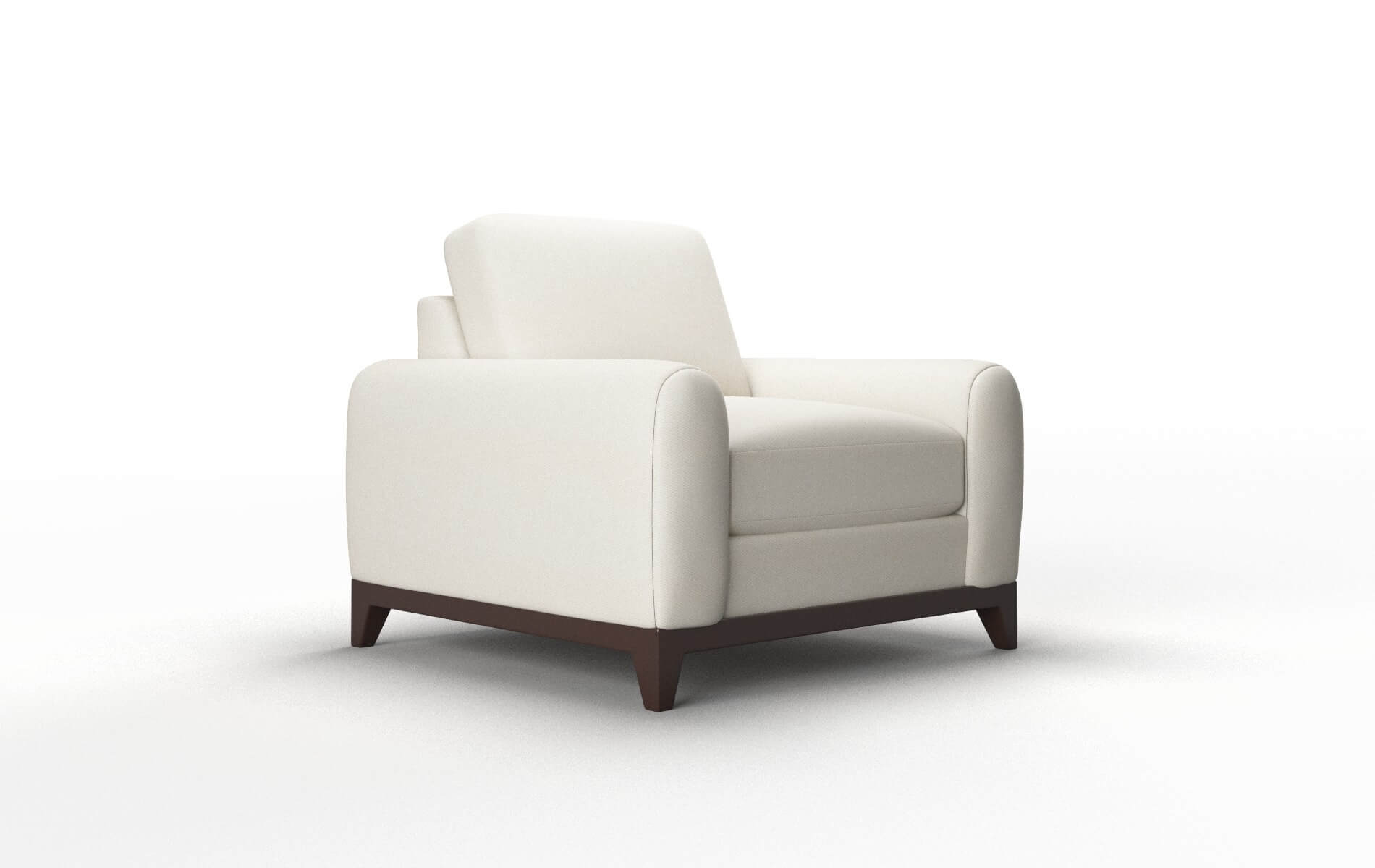 Mykonos Bungalow Ivory Chair espresso legs 2