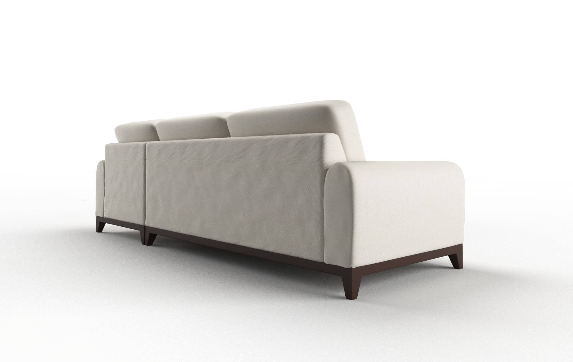 Mykonos Bungalow Ivory Panel espresso legs 5