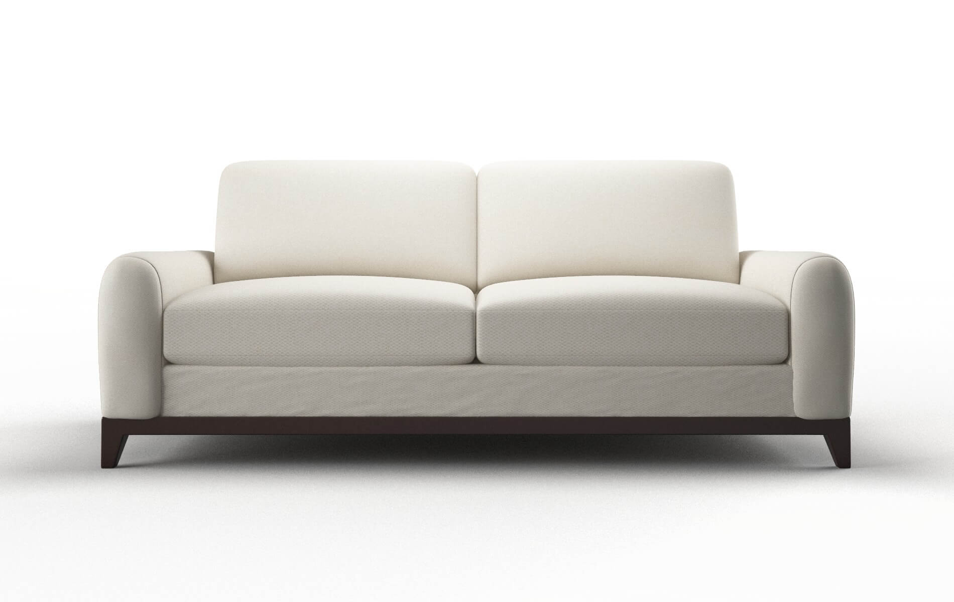 Mykonos Bungalow Ivory Sofa espresso legs 1