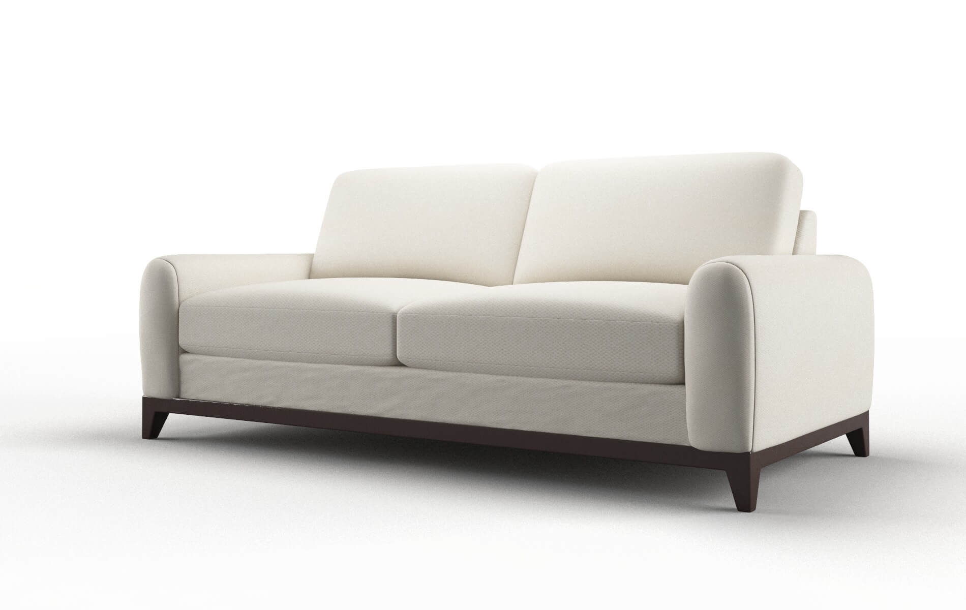 Mykonos Bungalow Ivory Sofa espresso legs 4