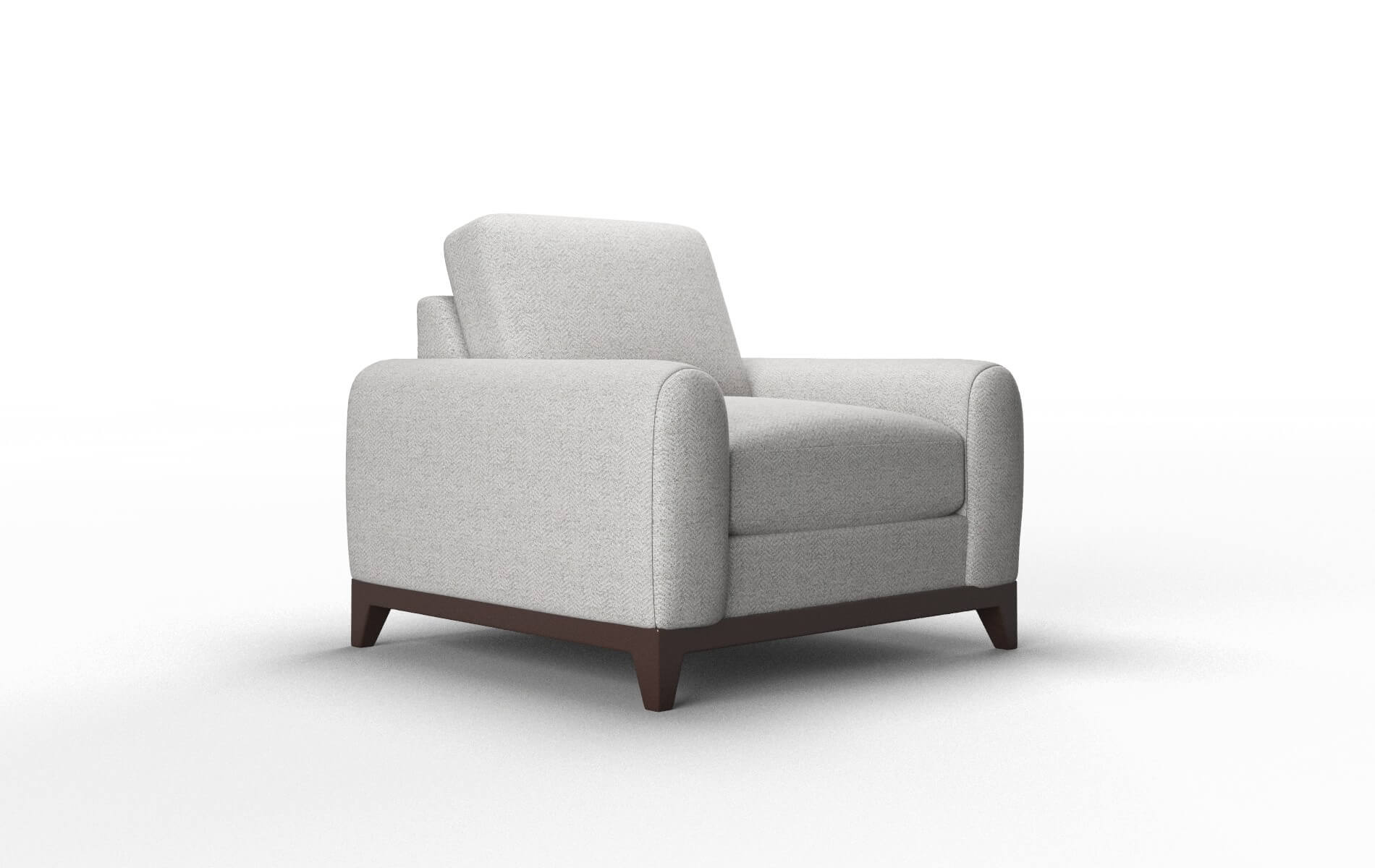 Mykonos Catalina Silver Chair espresso legs 2