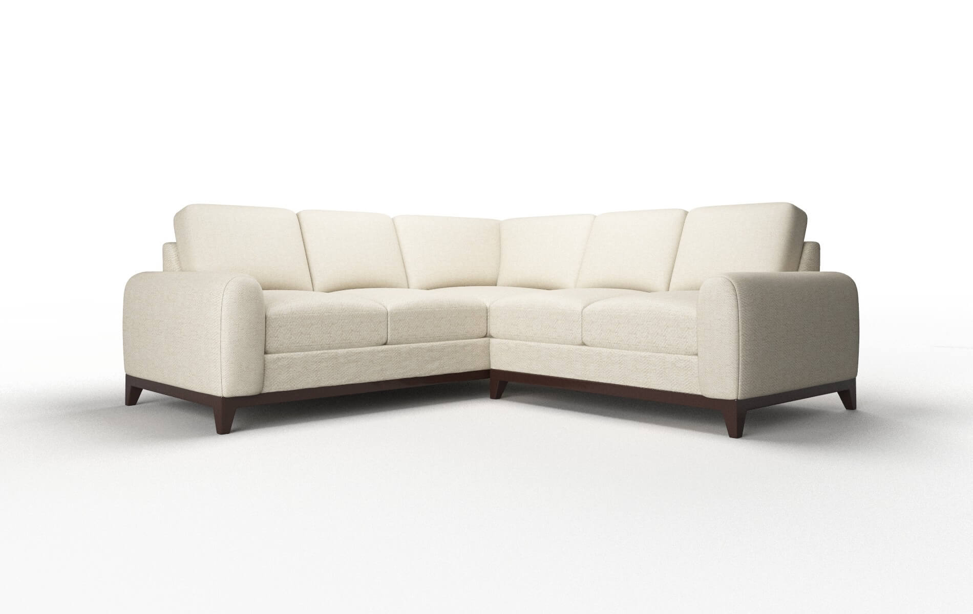 Mykonos Catalina Wheat Sectional espresso legs 1