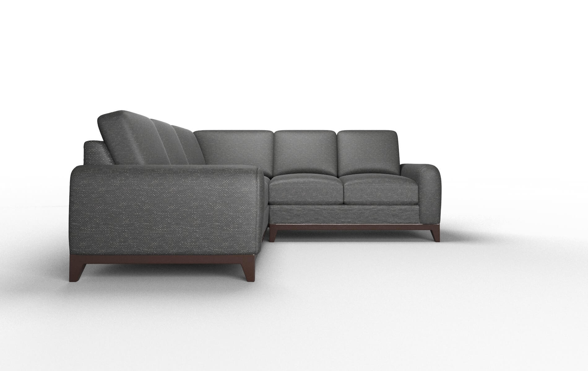 Mykonos Chance Denim Sectional espresso legs 2