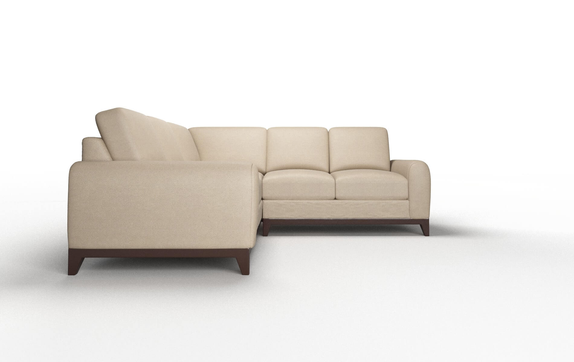 Mykonos Chance Platinum Sectional espresso legs 2