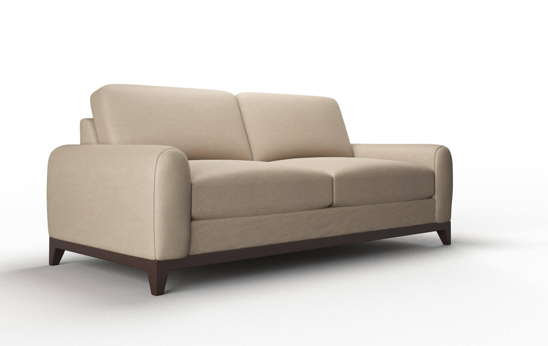 Mykonos Chance Platinum Sofa espresso legs 2